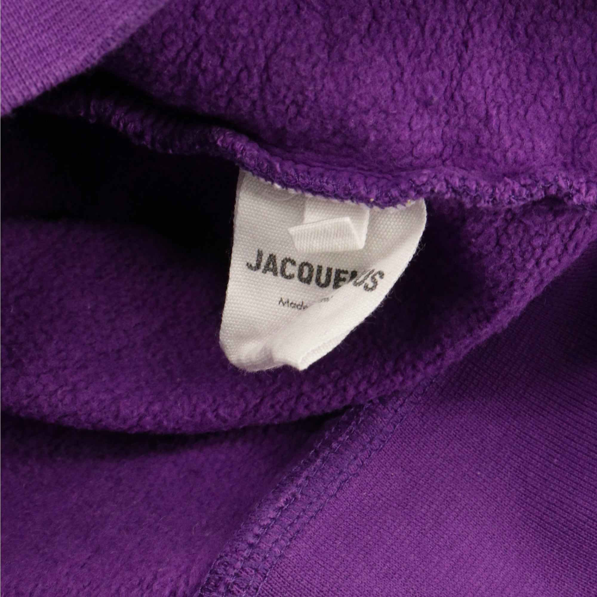 JACQUEMUS - Sweatshirt brodé Jacquemus en coton violet (S)