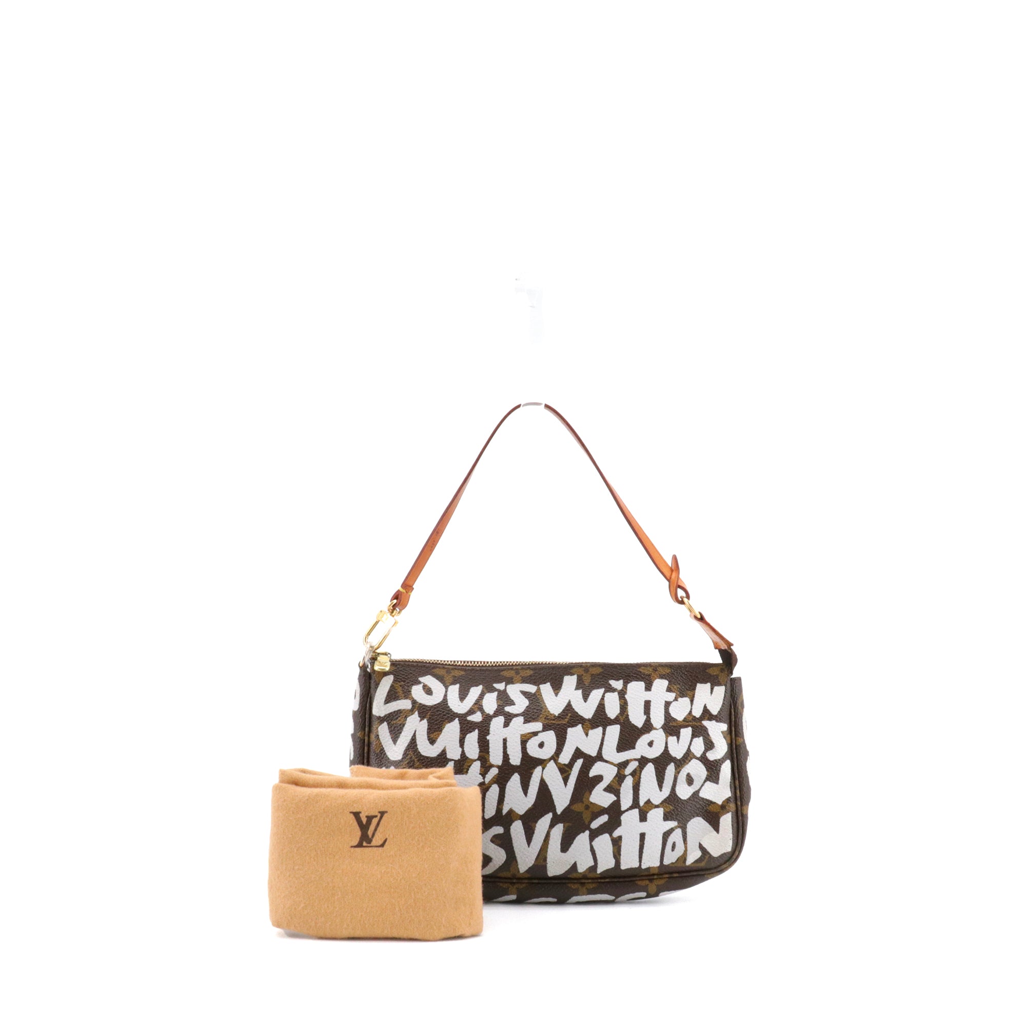LOUIS VUITTON - Louis Vuitton x Stephen Sprouse Accessories Pouch in Graffiti Monogram Canvas