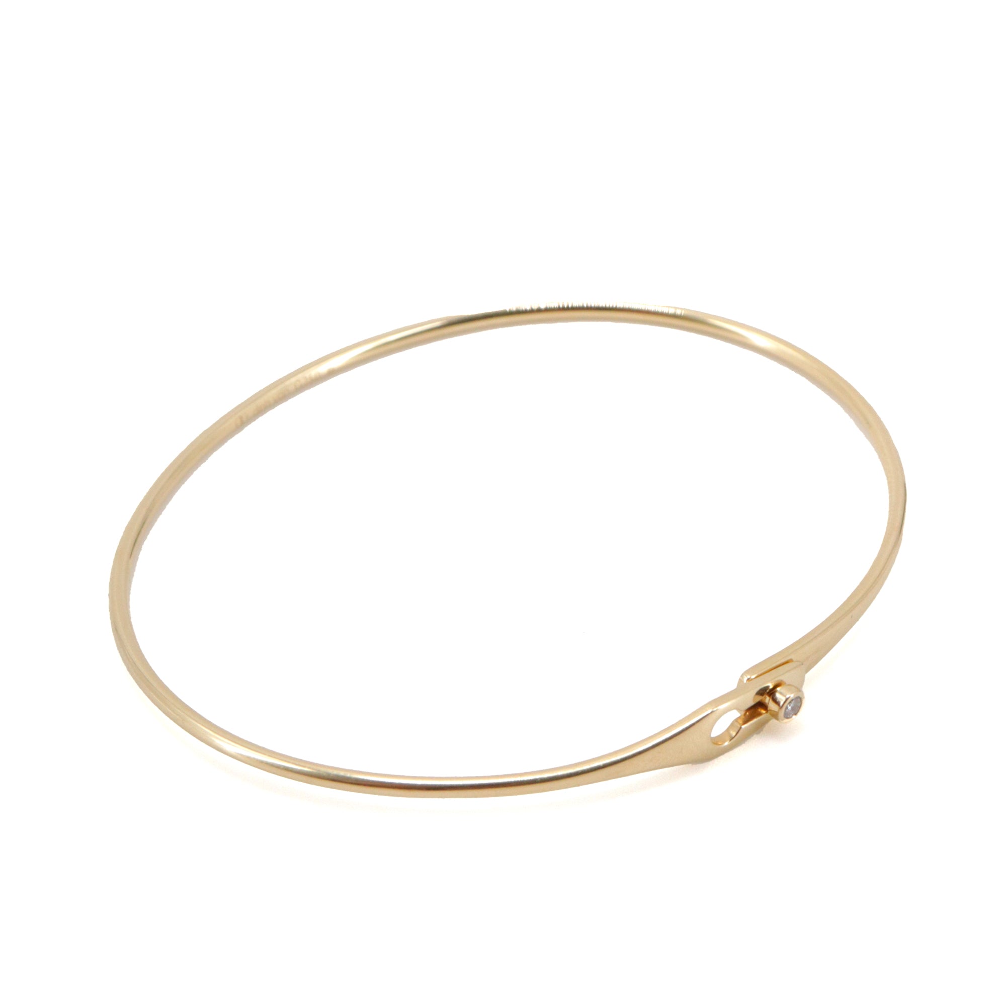 DINH VAN - Bracelet Serrure Jonc Dinh Van en or jaune (T18)
