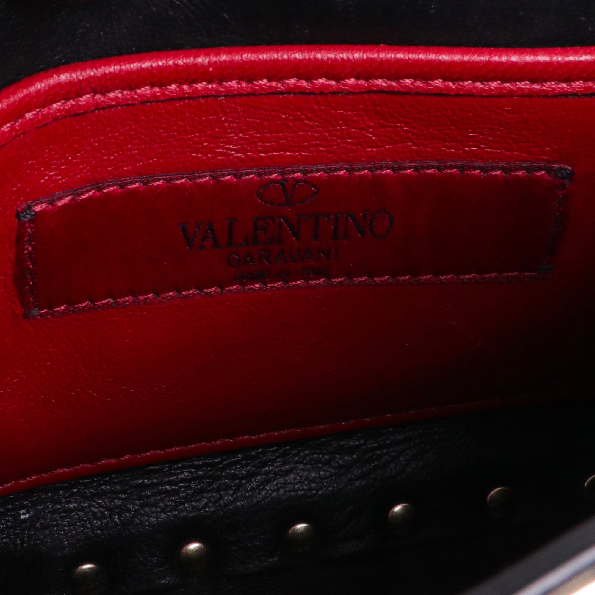 VALENTINO - Rockstud leather tote bag