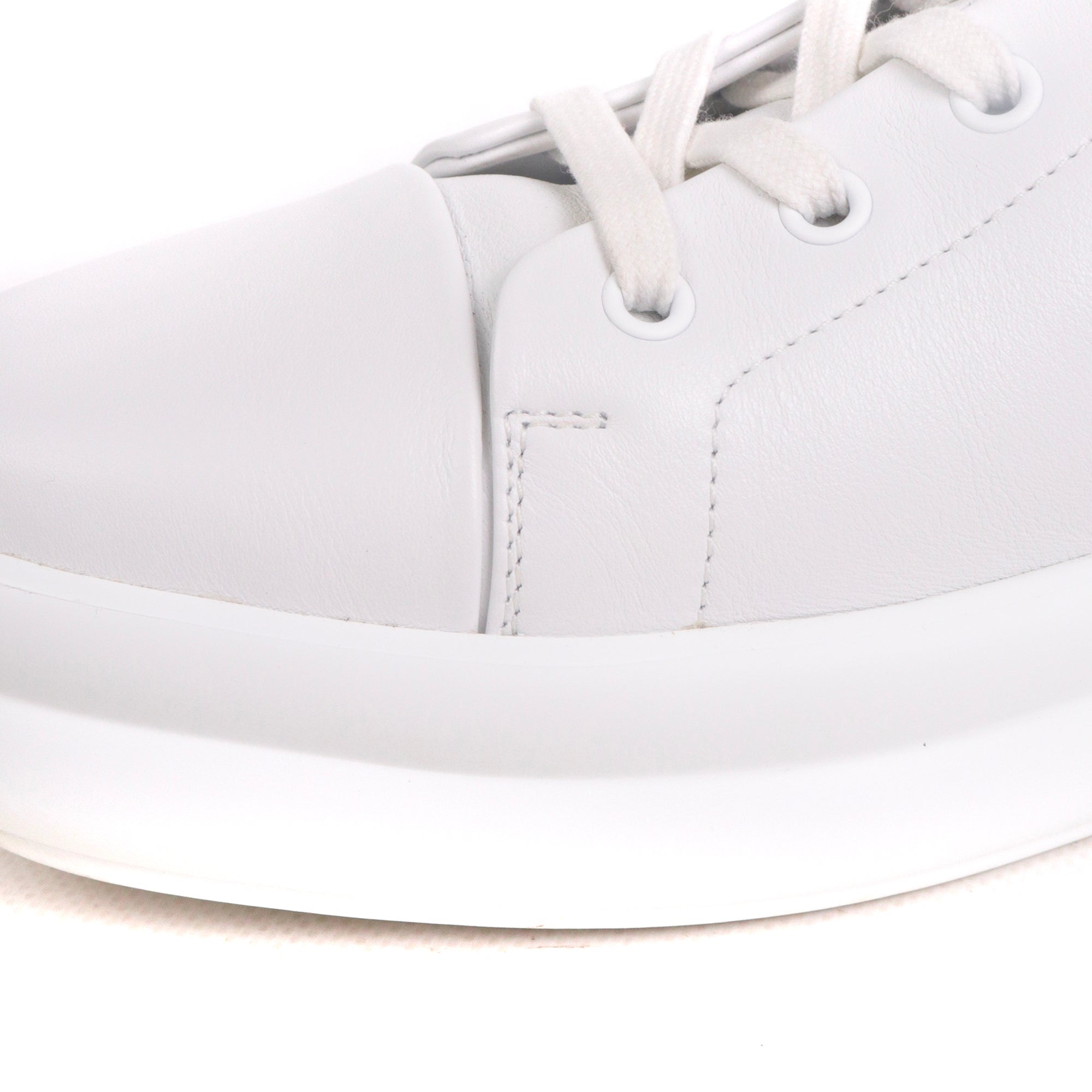 HERMÈS - Sneakers Happy Hermès en cuir blanc (T41)