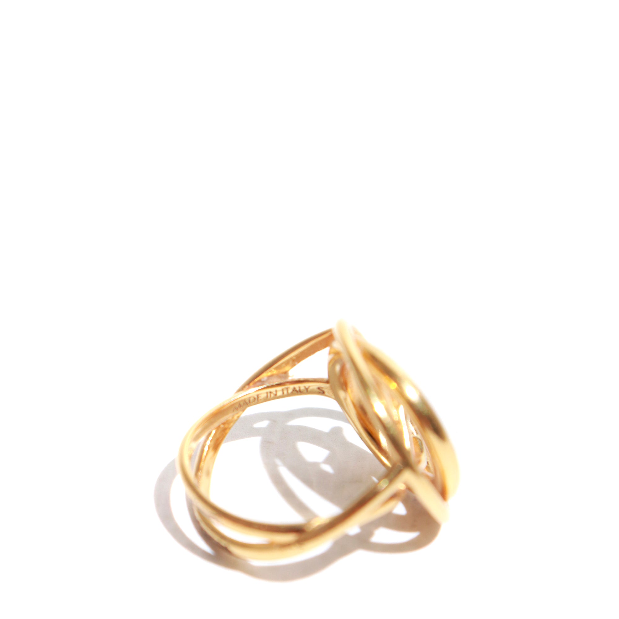 LOUIS VUITTON - Stellar ring in gold metal (S)