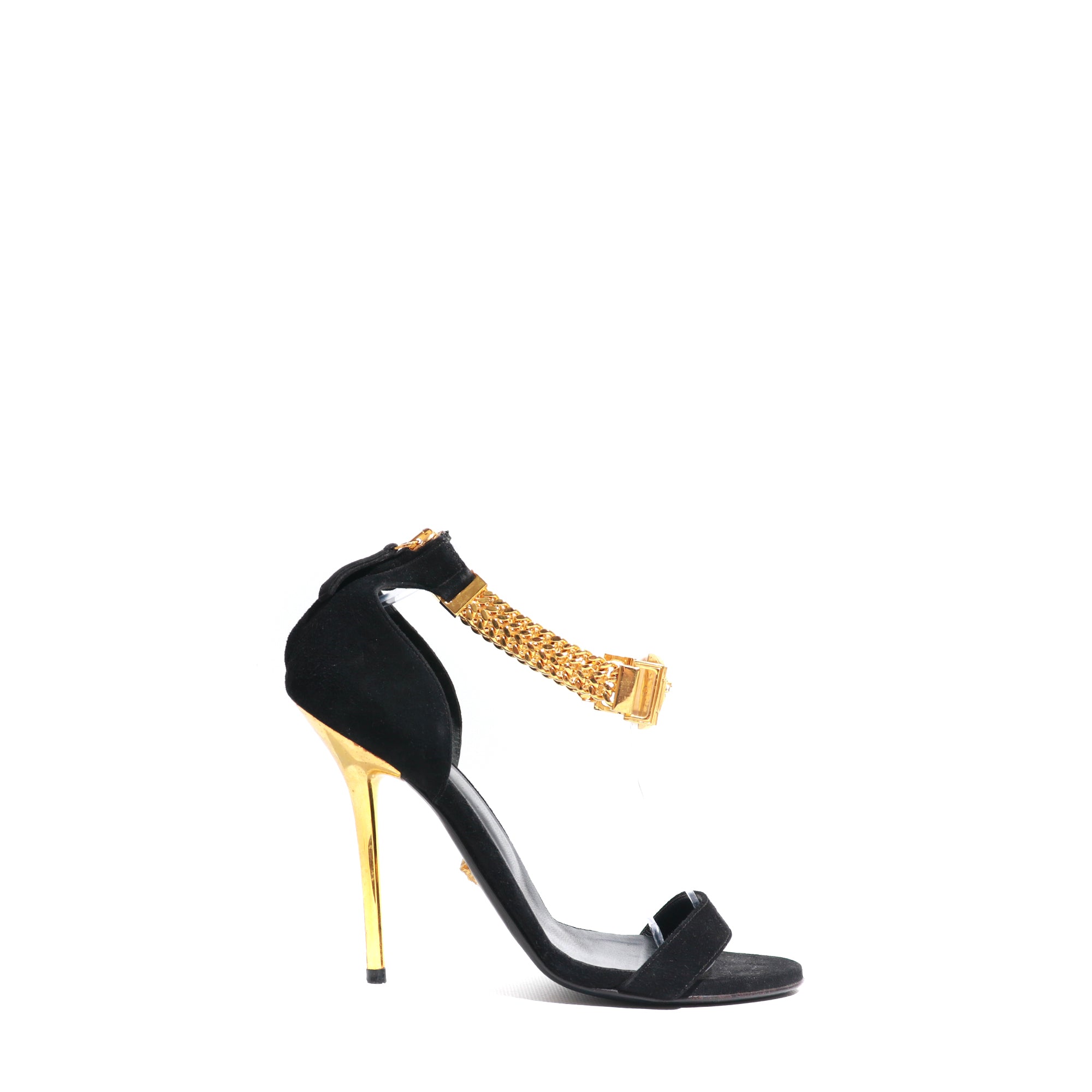 VERSACE - Medusa medal heel pumps (T37.5)