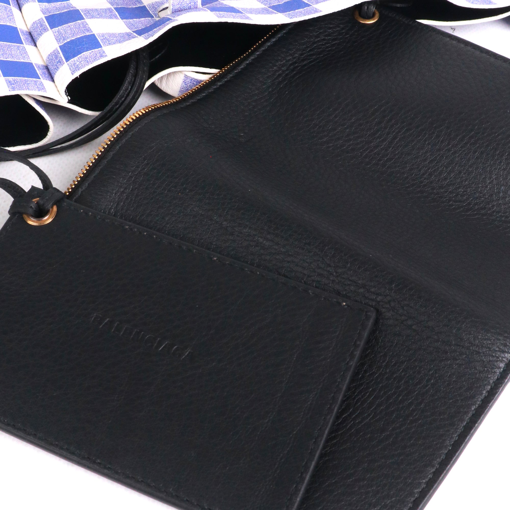 BALENCIAGA - City leather tote bag