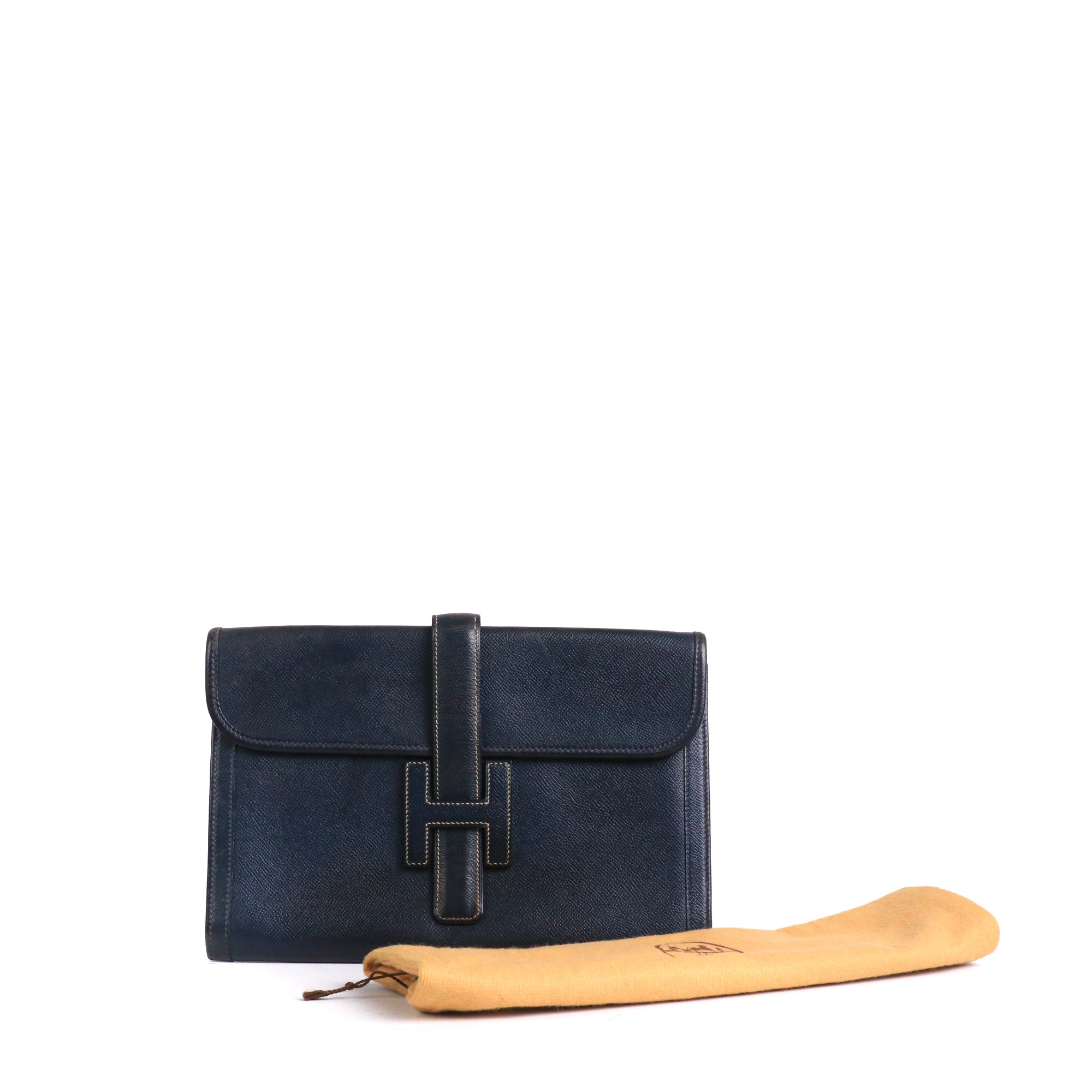 HERMÈS - Hermès Maxibox Clutch in smooth leather Rose Lipstick