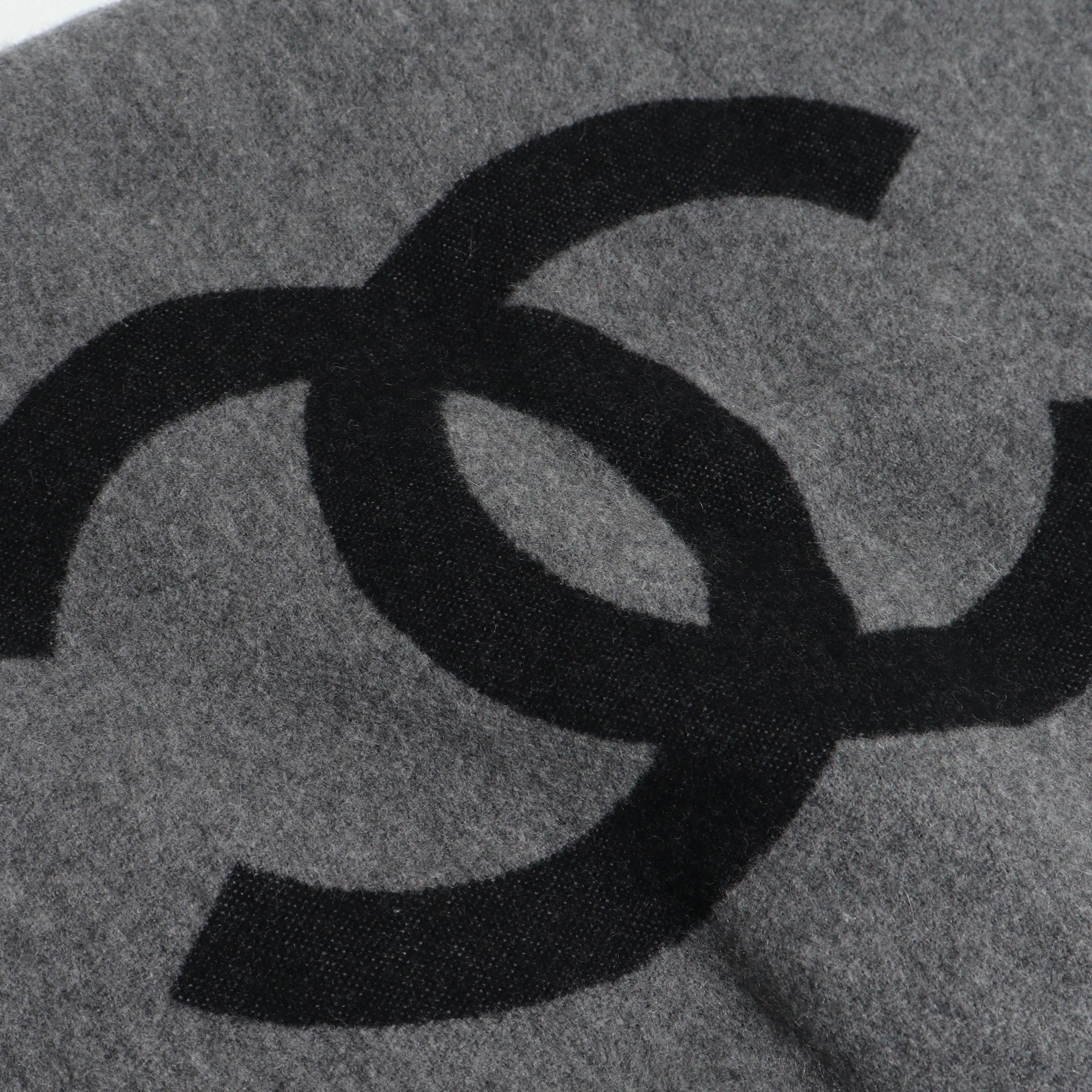 CHANEL - Plaid en laine et cachemire