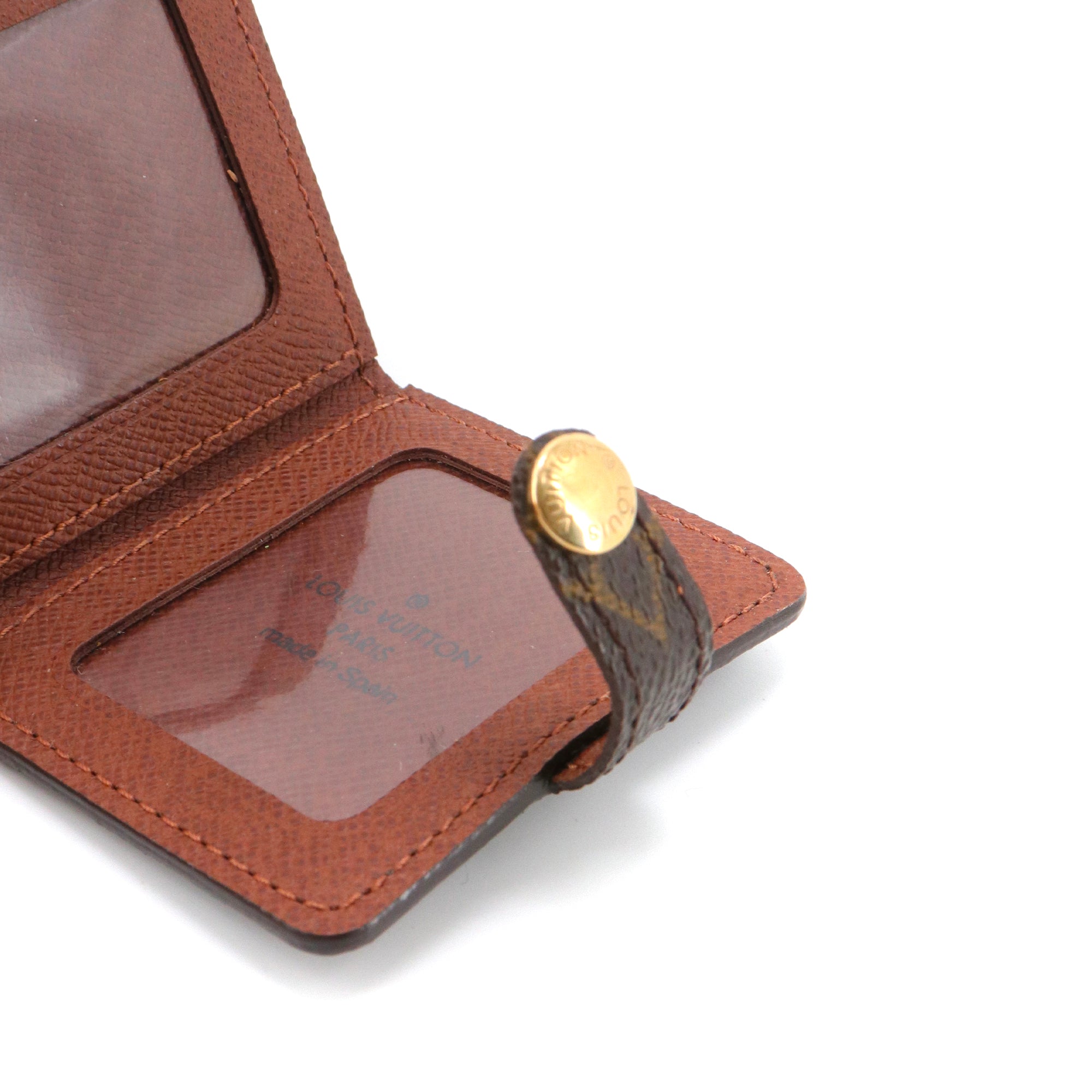 LOUIS VUITTON - Louis Vuitton photo holder in monogrammed coated canvas