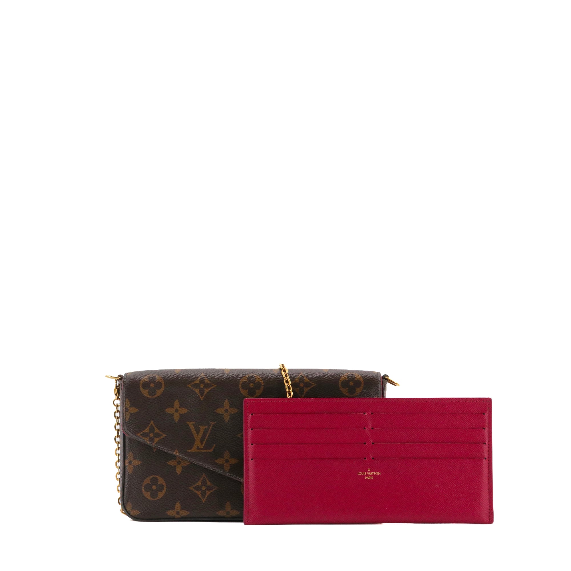 LOUIS VUITTON - Pochette Félicie Louis Vuitton en toile monogrammée