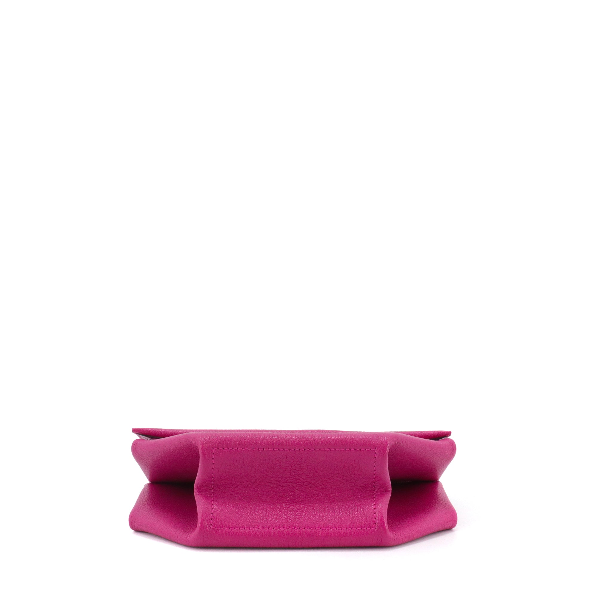 HERMÈS - Hermès Opli pouch in purple-pink goatskin