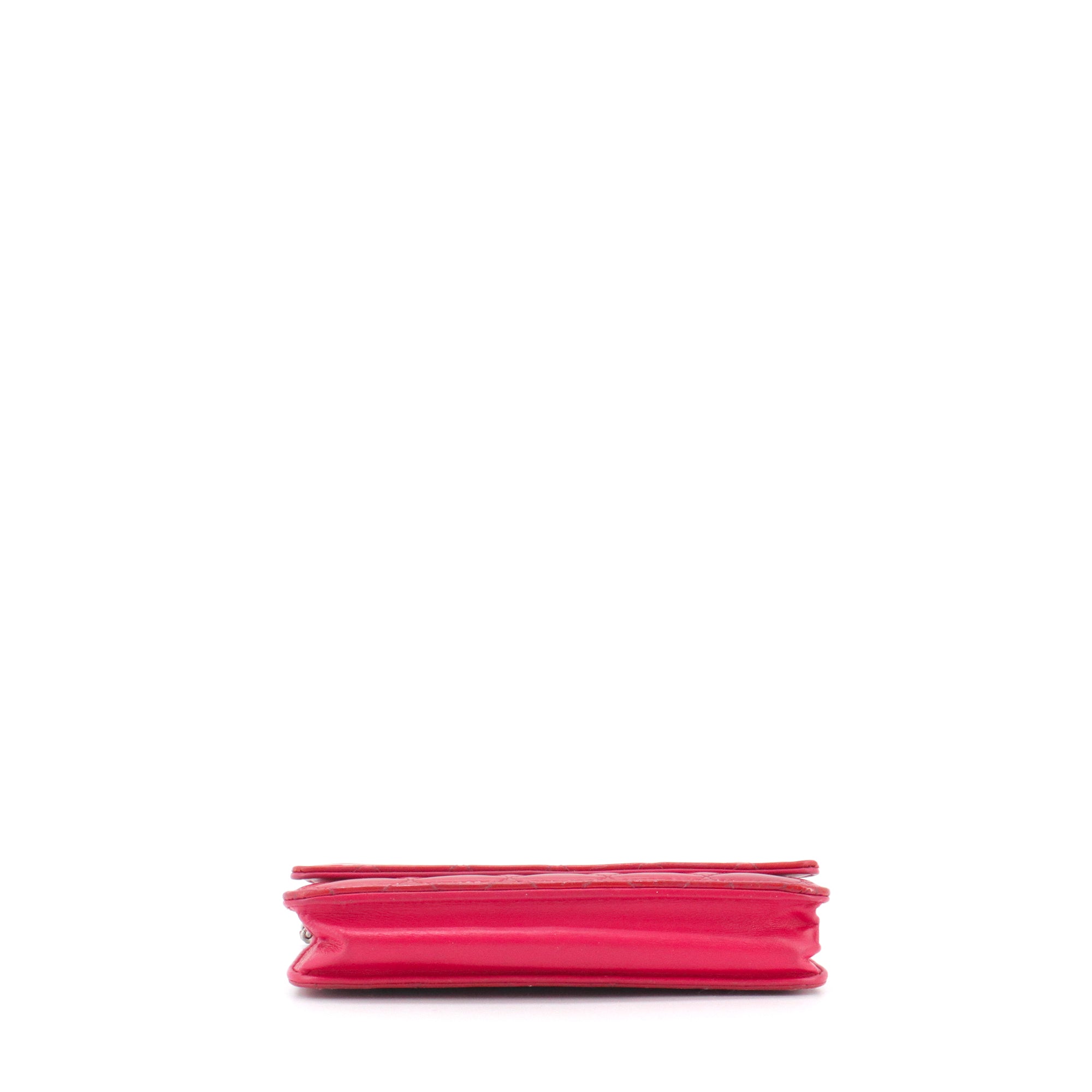 CHANEL - Sac Wallet on chain Timeless Chanel en cuir verni rose