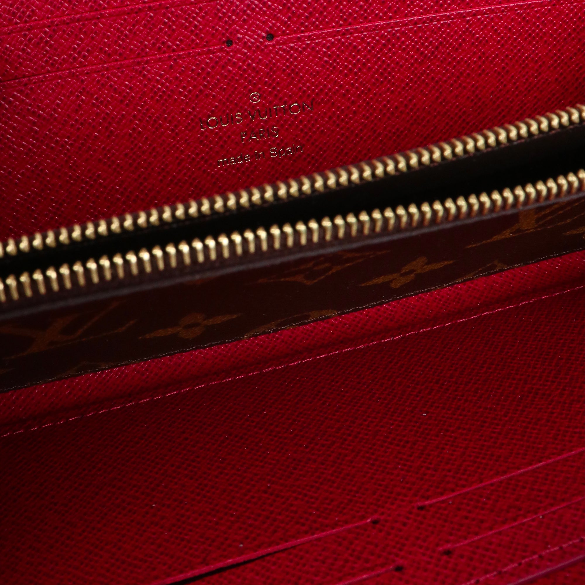LOUIS VUITTON - Portefeuille Emilie Louis Vuitton en toile monogrammée