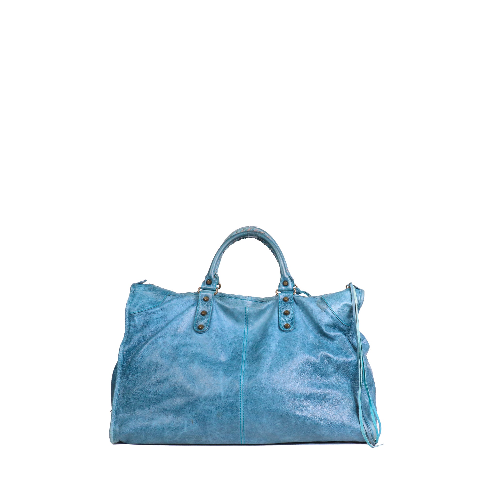 BALENCIAGA - City leather tote bag