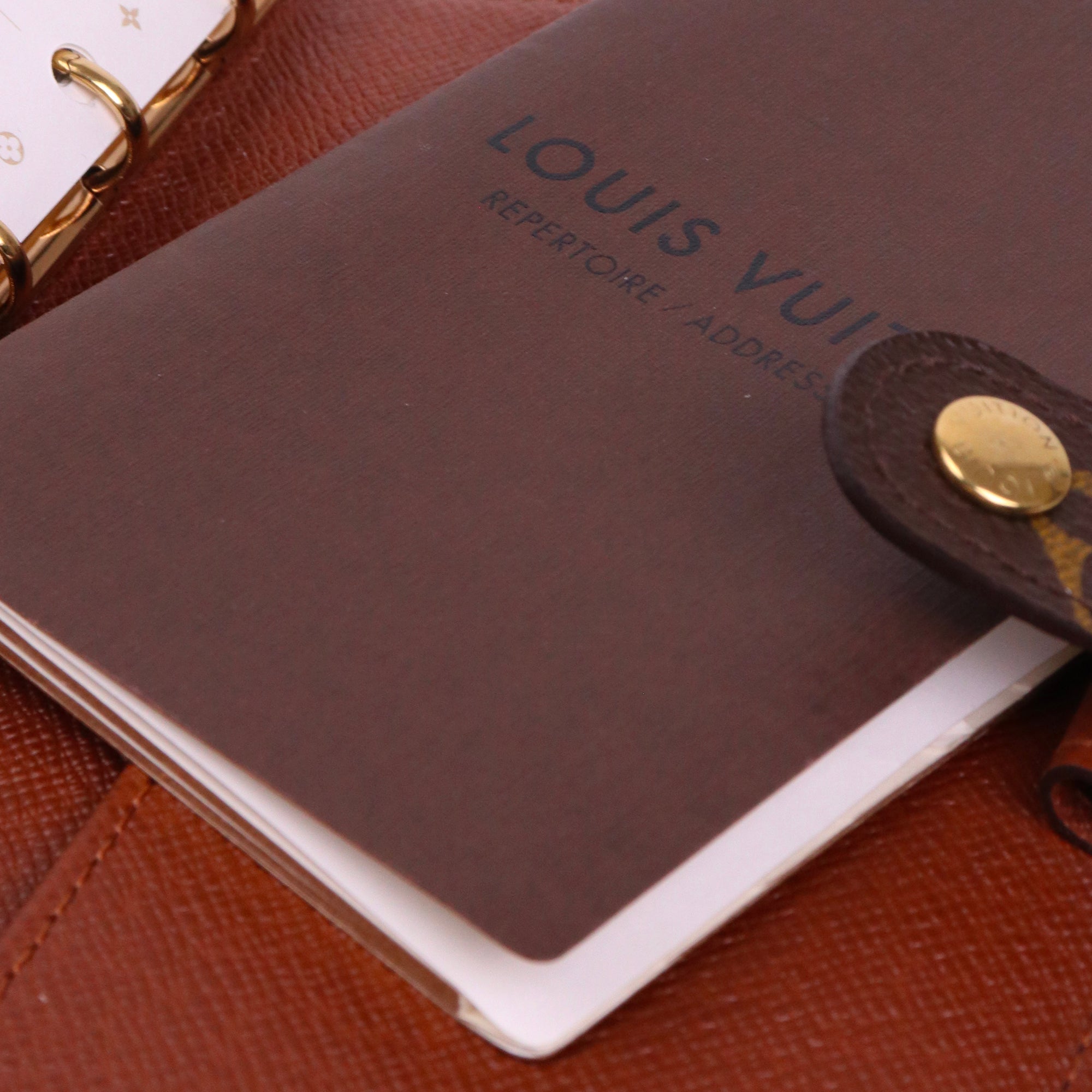 LOUIS VUITTON - Agenda PM Louis Vuitton en toile monogrammée