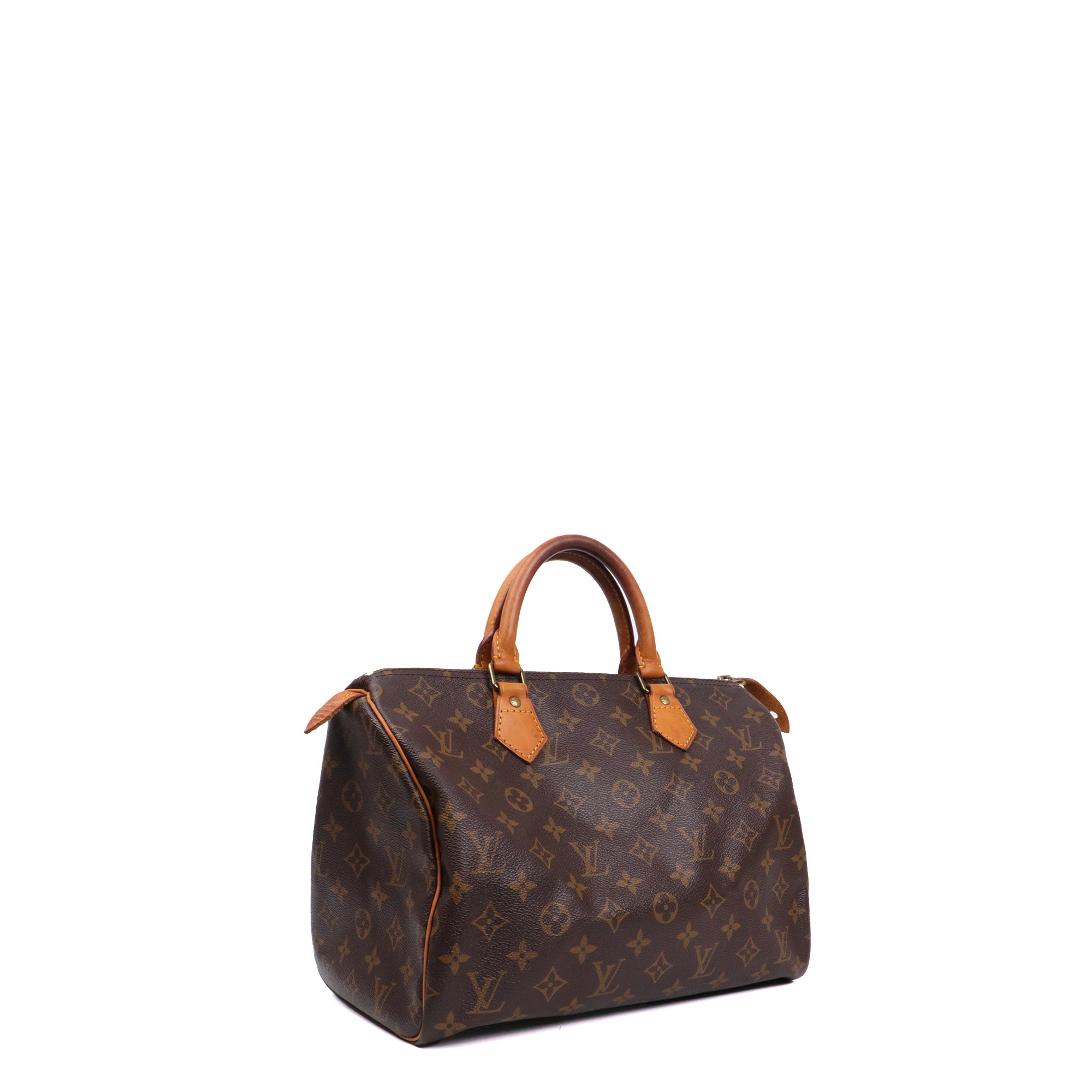 LOUIS VUITTON - Louis Vuitton Speedy 35 shoulder bag in Damier Ébène canvas