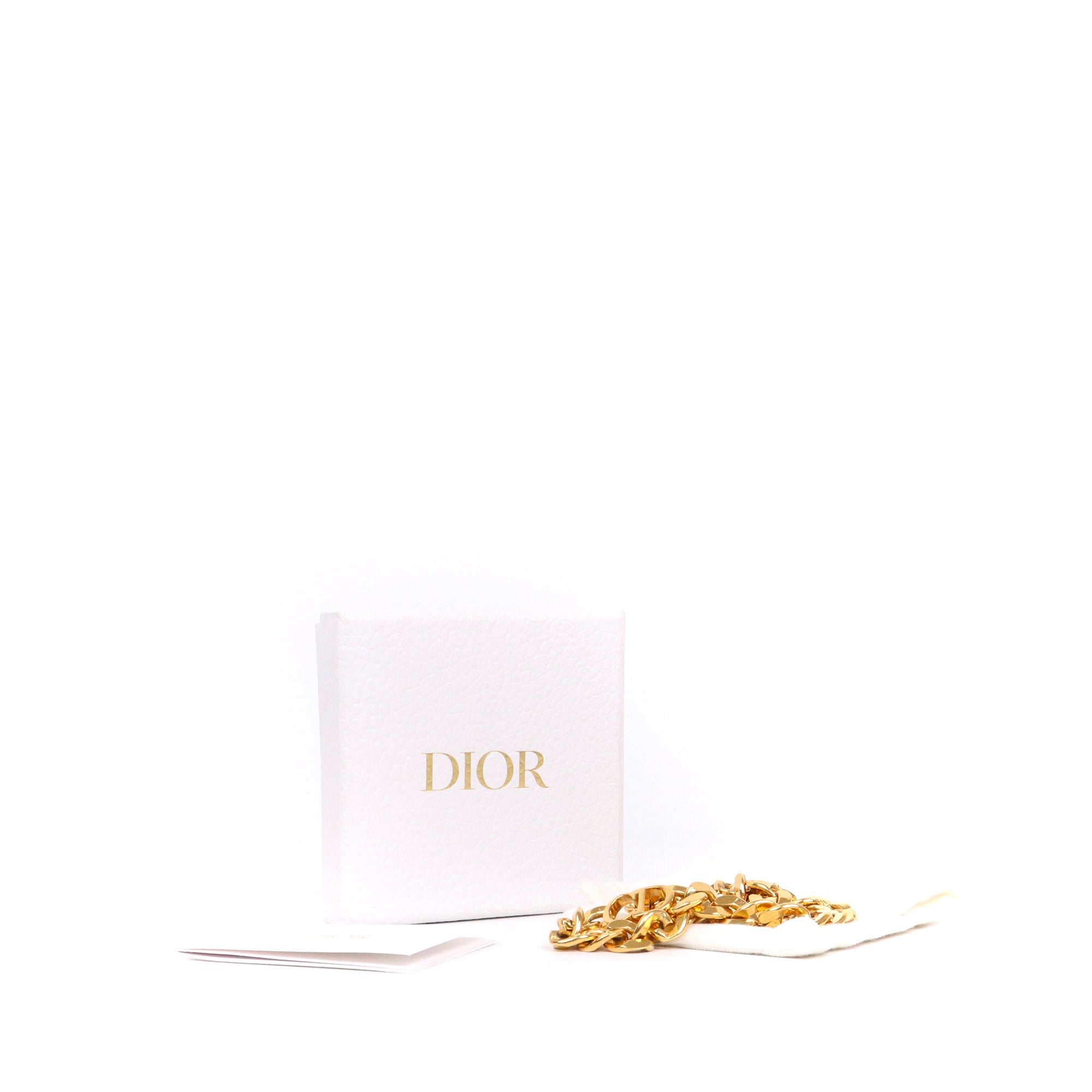 DIOR - Collier 30 Montaigne Dior en métal doré
