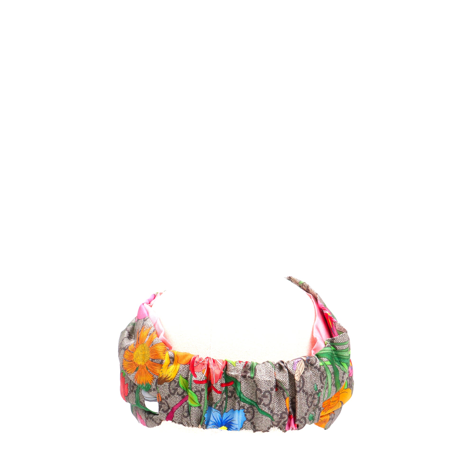 GUCCI - Bandeau Gucci en soie monogrammée (M)