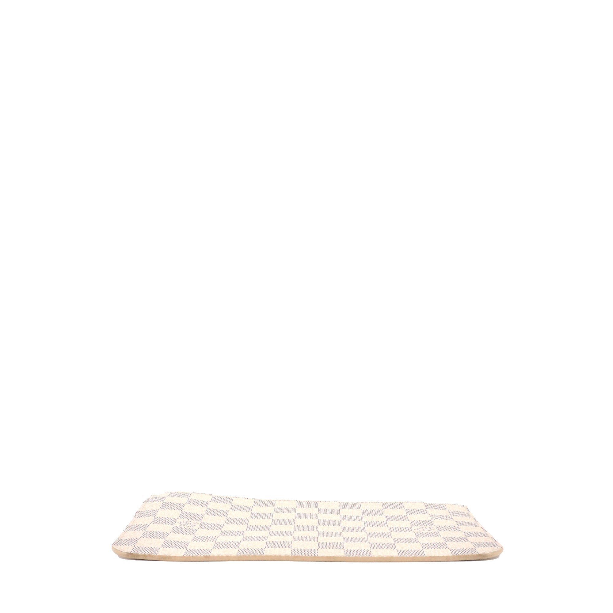 LOUIS VUITTON - Louis Vuitton Neverfull Pouch in Damier Azur Canvas