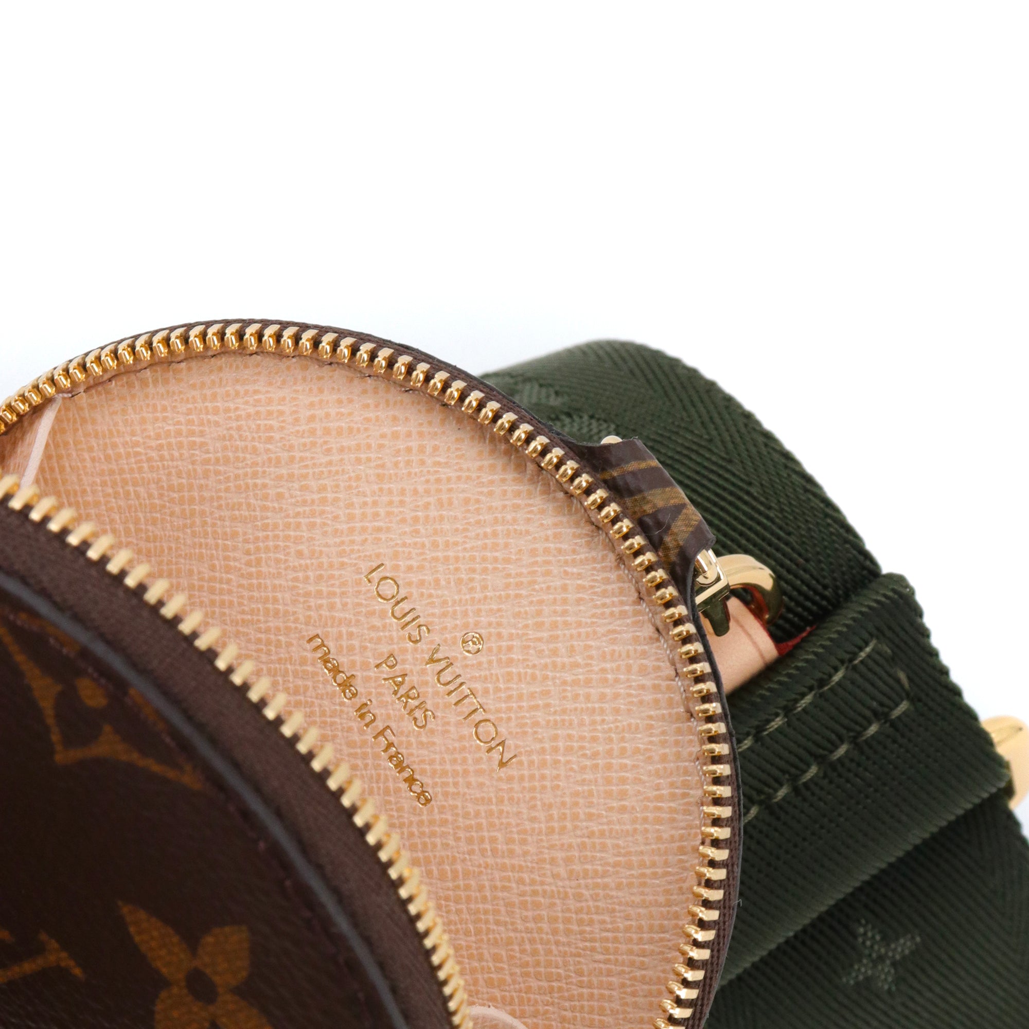 LOUIS VUITTON - Louis Vuitton bag strap in khaki canvas