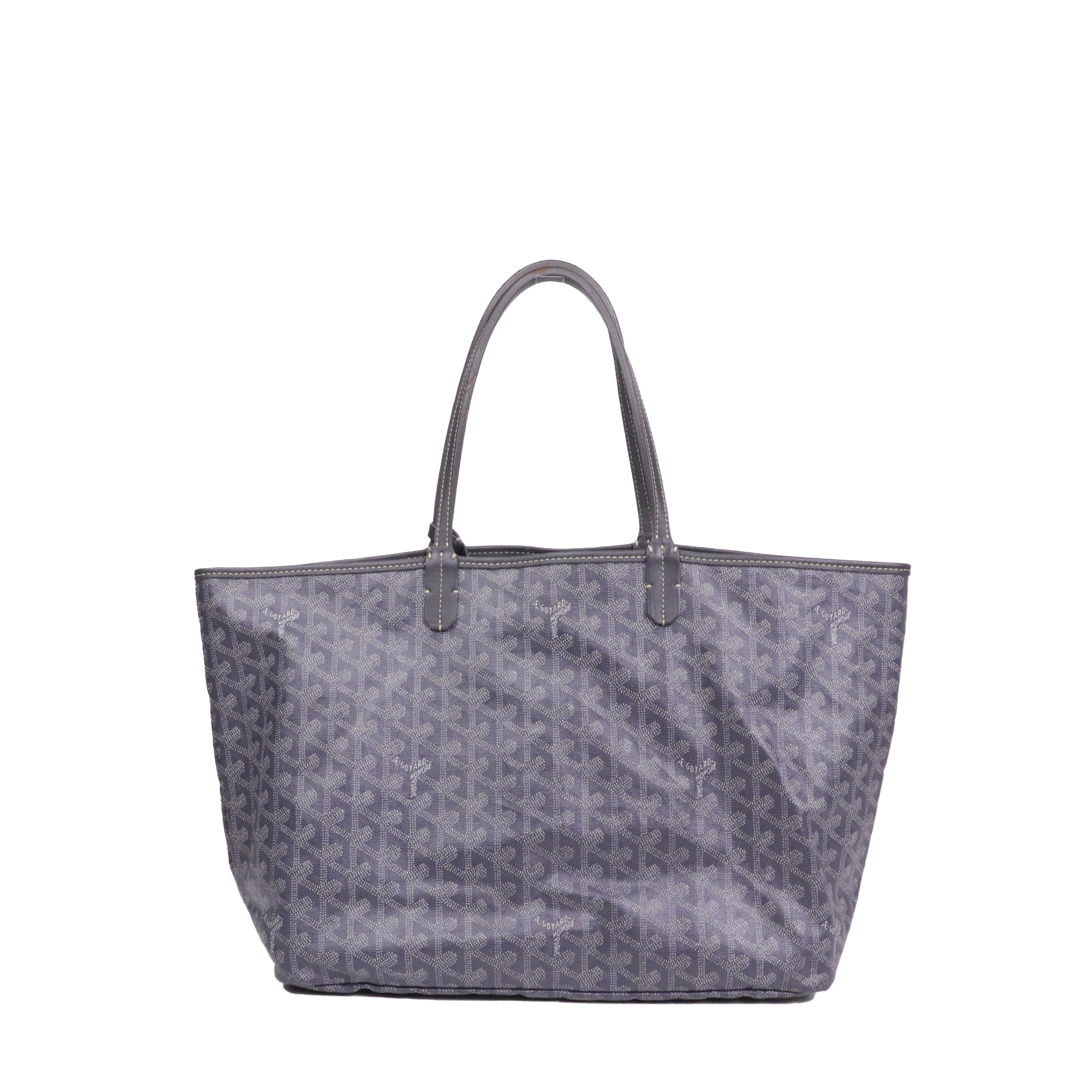 GOYARD - Sac cabas Saint Louis PM Goyard en toile enduite grise