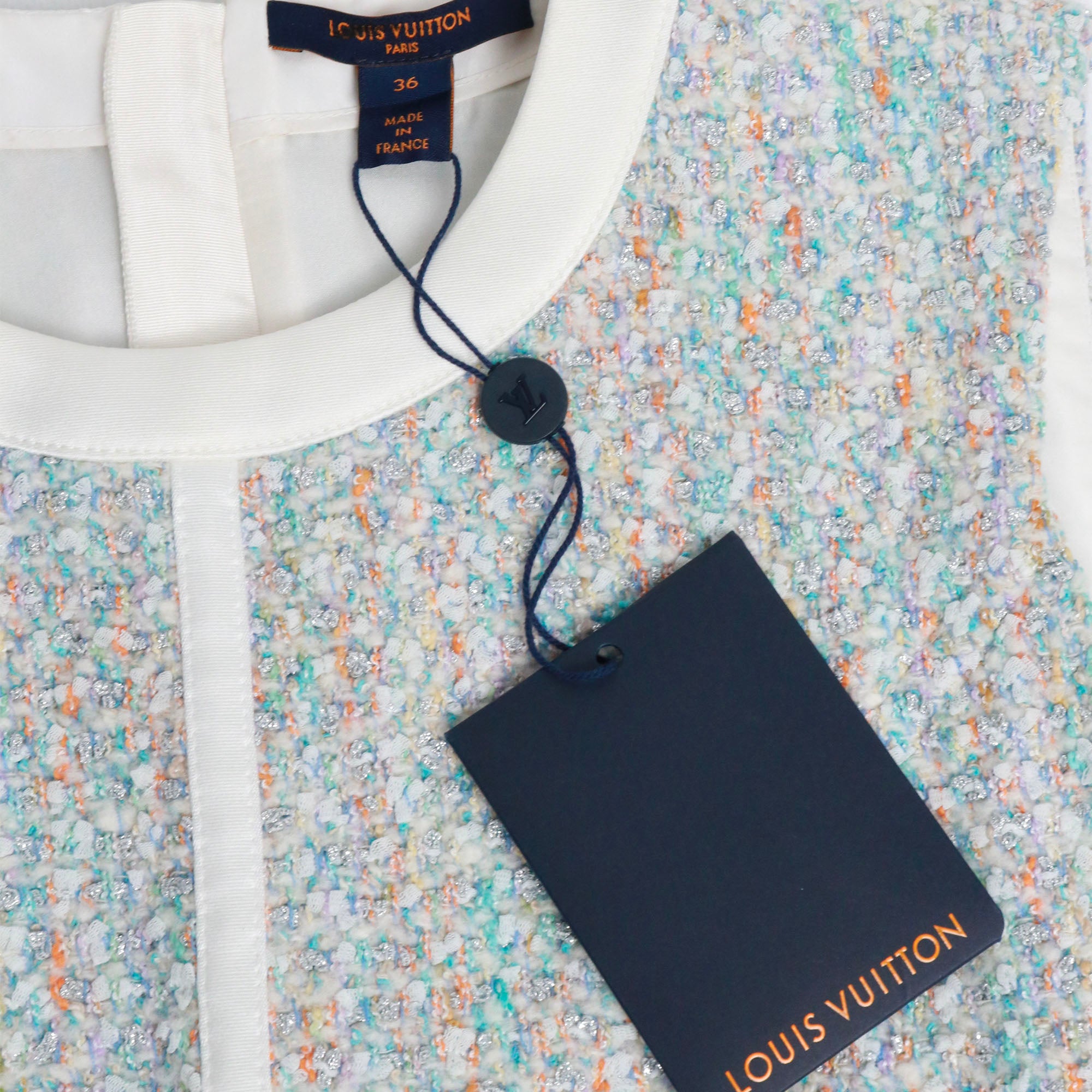 LOUIS VUITTON - Louis Vuitton Stardust dress in tweed (T36)