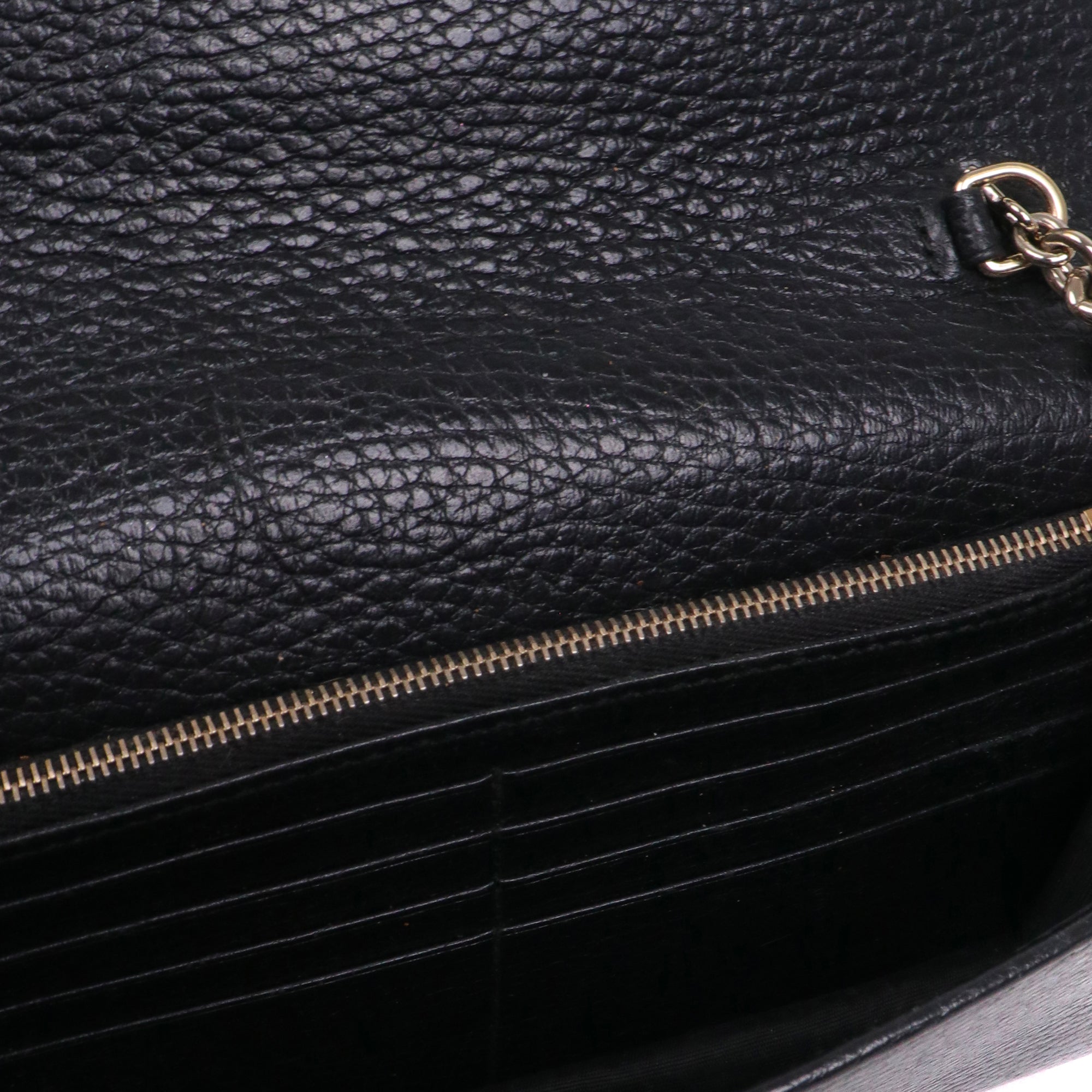 GUCCI - Interlocking shoulder bag in pink grained leather