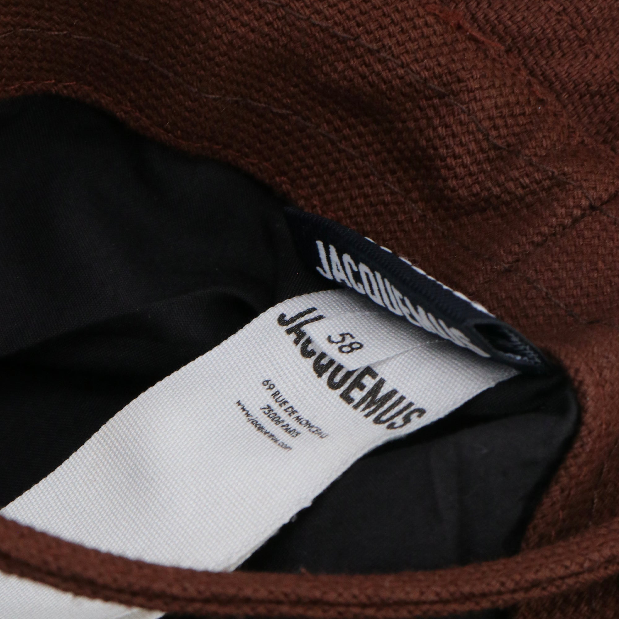 JACQUEMUS - Bob Artichaut Jacquemus en coton marron (T58)