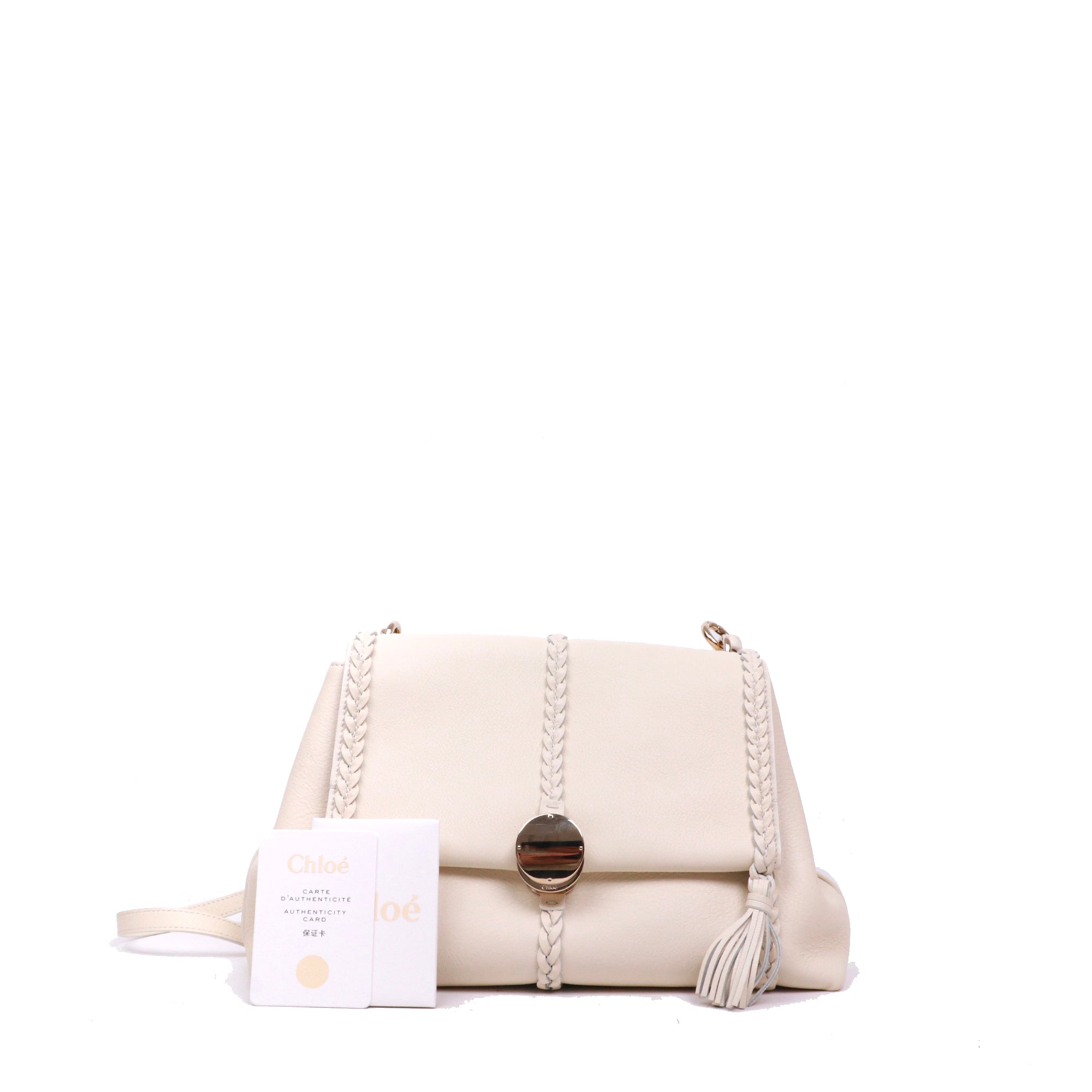 CHLOÉ - Darry shoulder bag in black grained leather