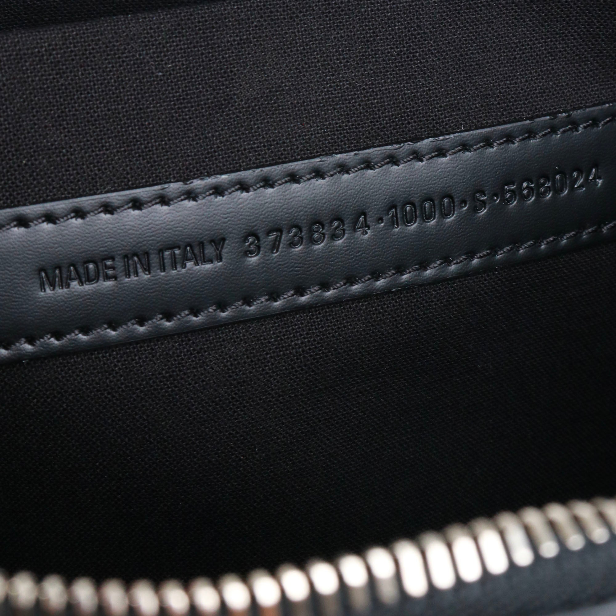 BALENCIAGA - Balenciaga Ville clutch in black canvas and leather
