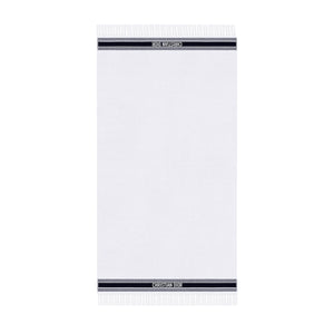 Toile de Jouy reverse bath towel