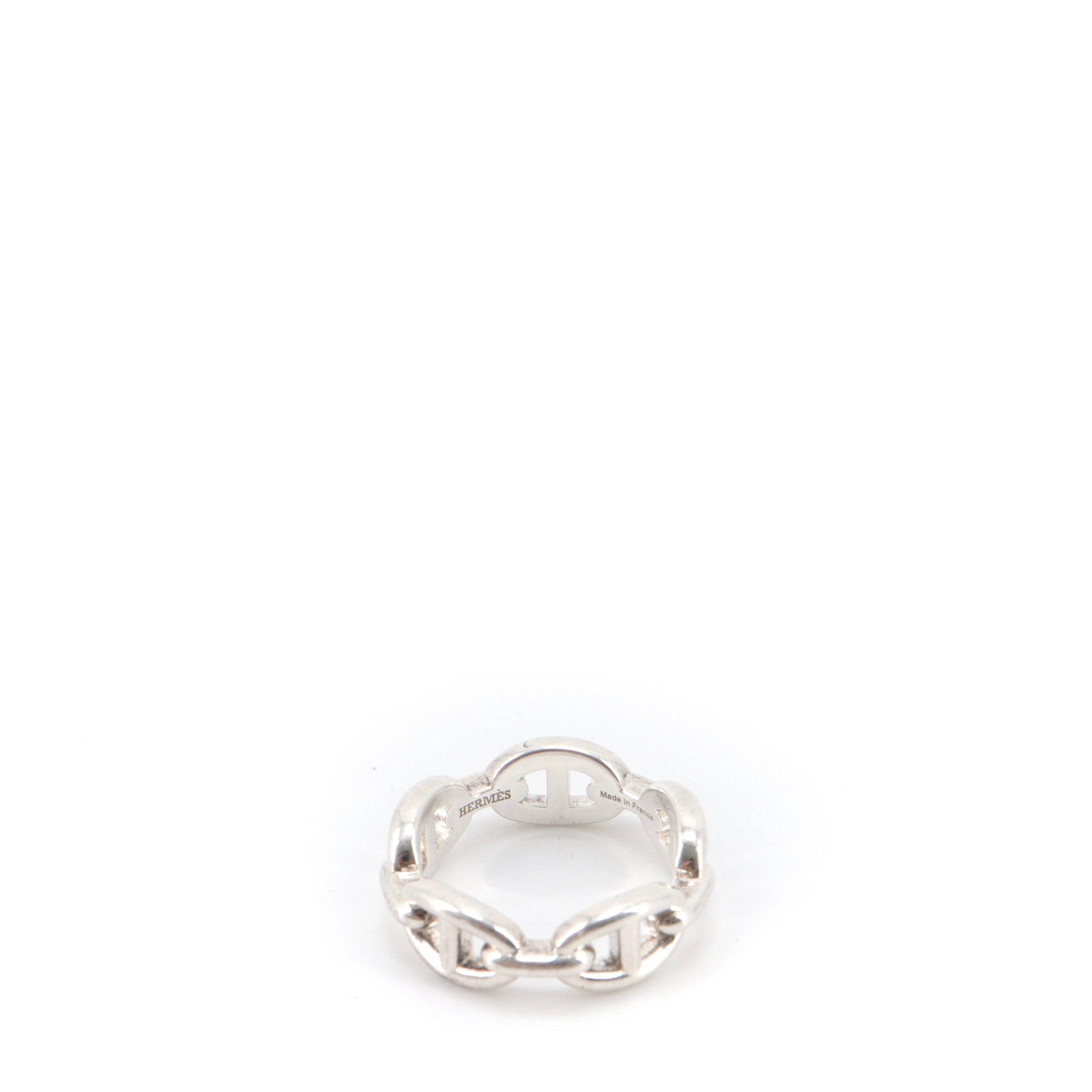 HERMÈS - Hermès Anchor Chain Ring in silver (T57)