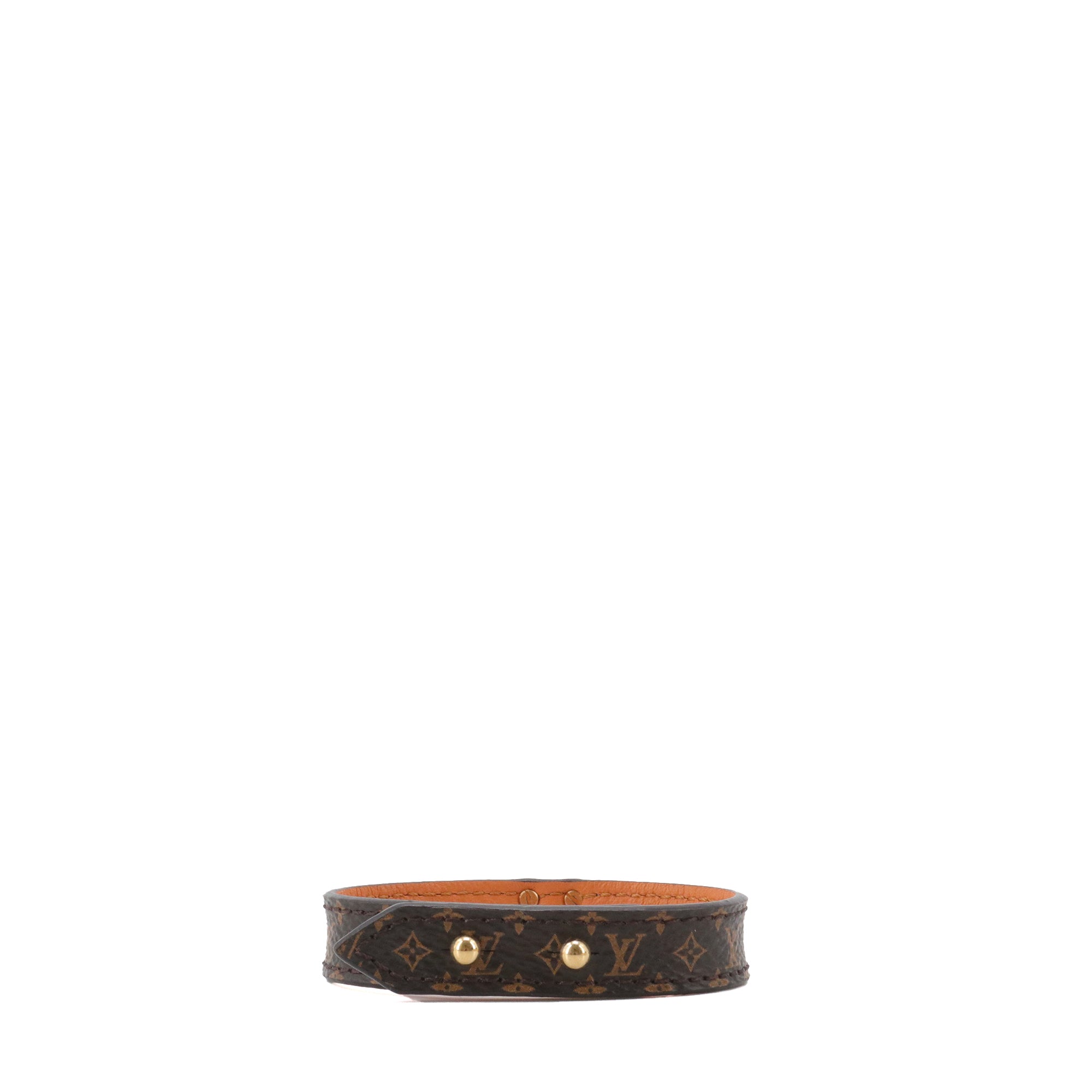 LOUIS VUITTON - Louis Vuitton Essential V Bracelet in Monogrammed Canvas (T17)