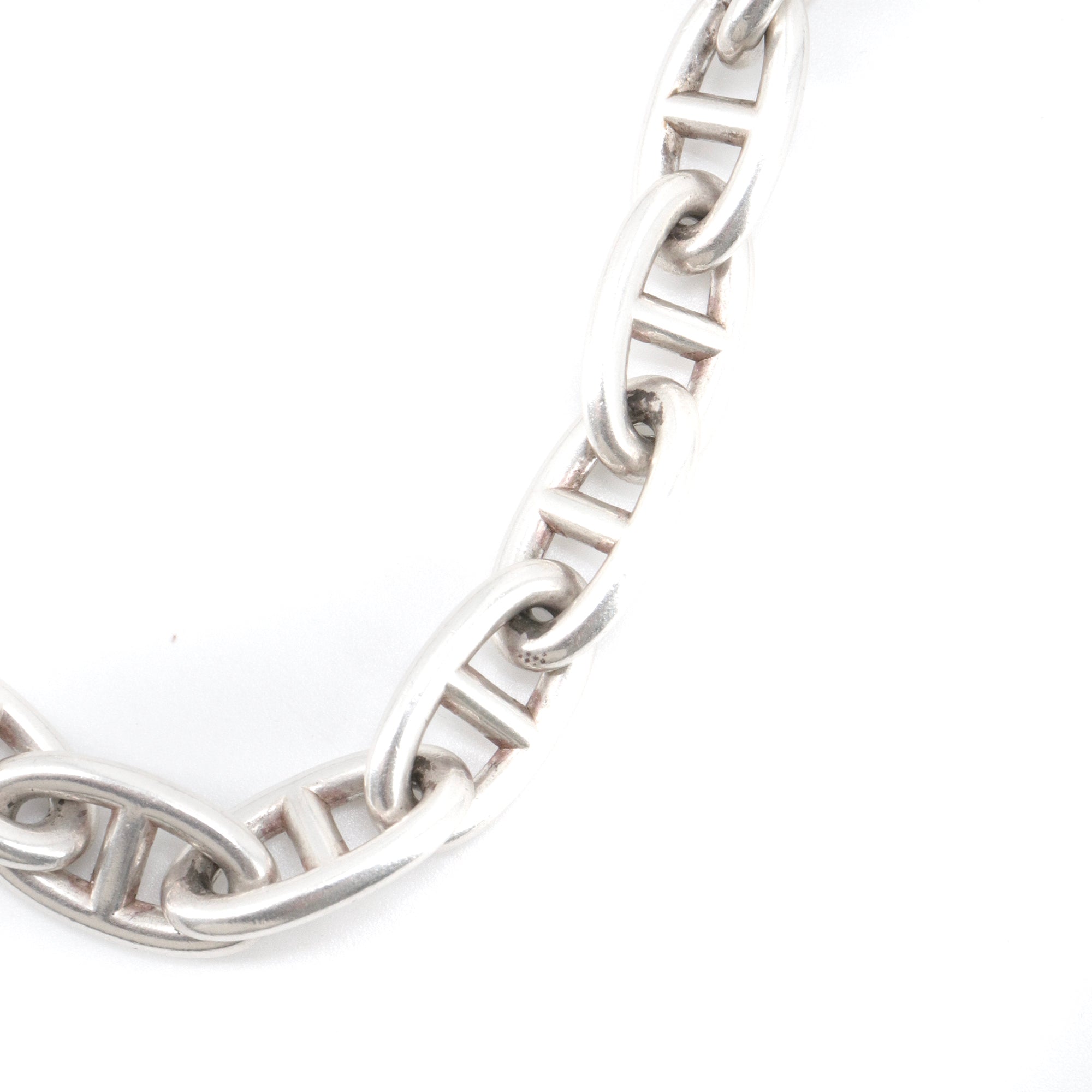 HERMÈS - Hermès Anchor Chain Necklace in silver