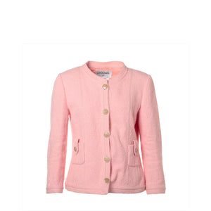 CHANEL - Veste courte Chanel en tweed rose (T40)