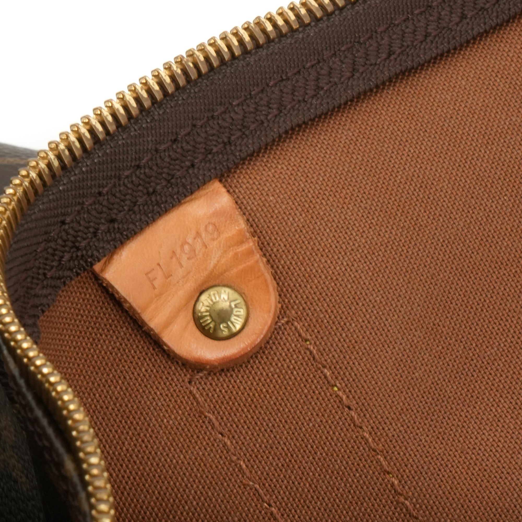 LOUIS VUITTON - Sac de voyage Keepall 55 Louis Vuitton en toile monogrammée vintage