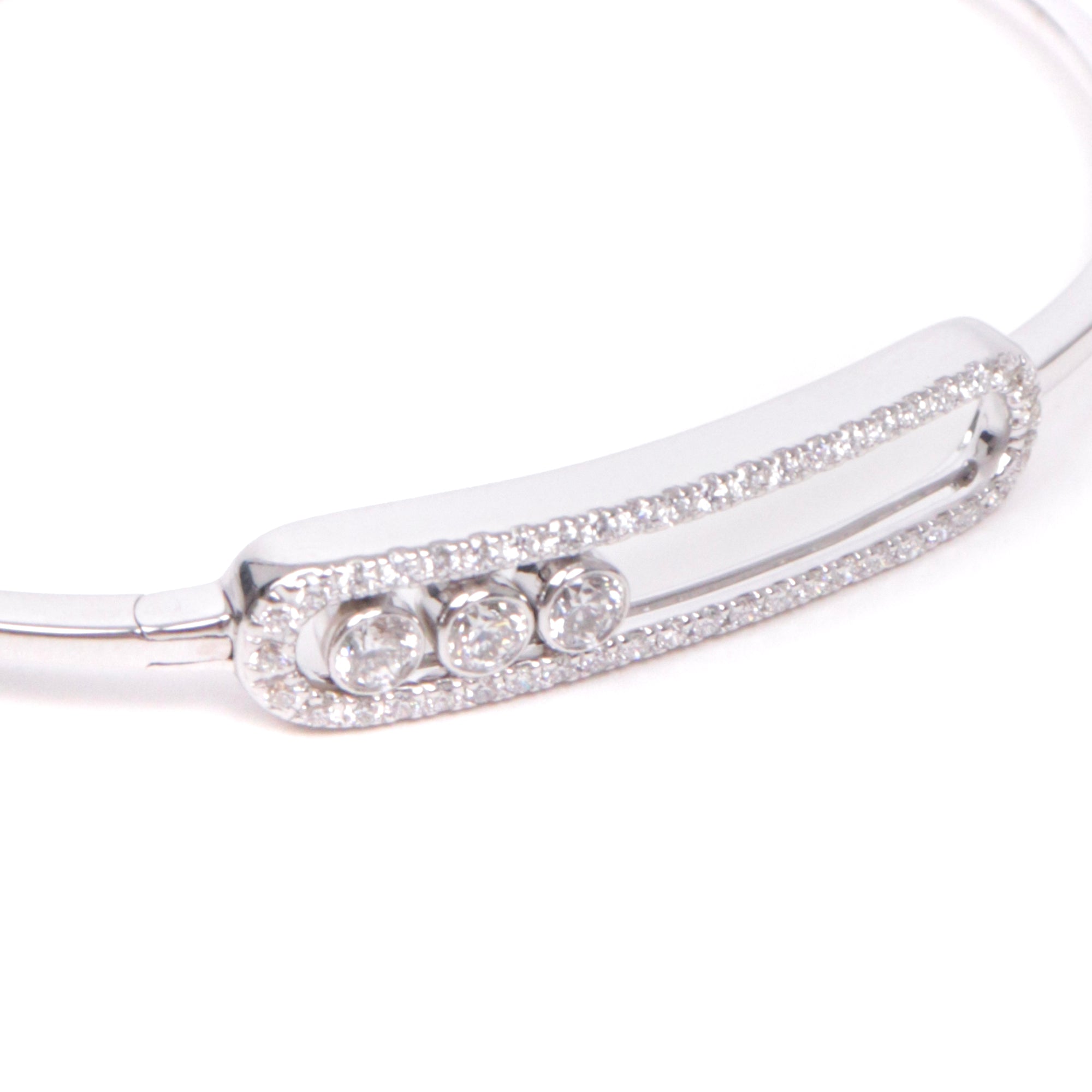 MESSIKA - Jonc Move Pavé Messika en or blanc et diamants (S)