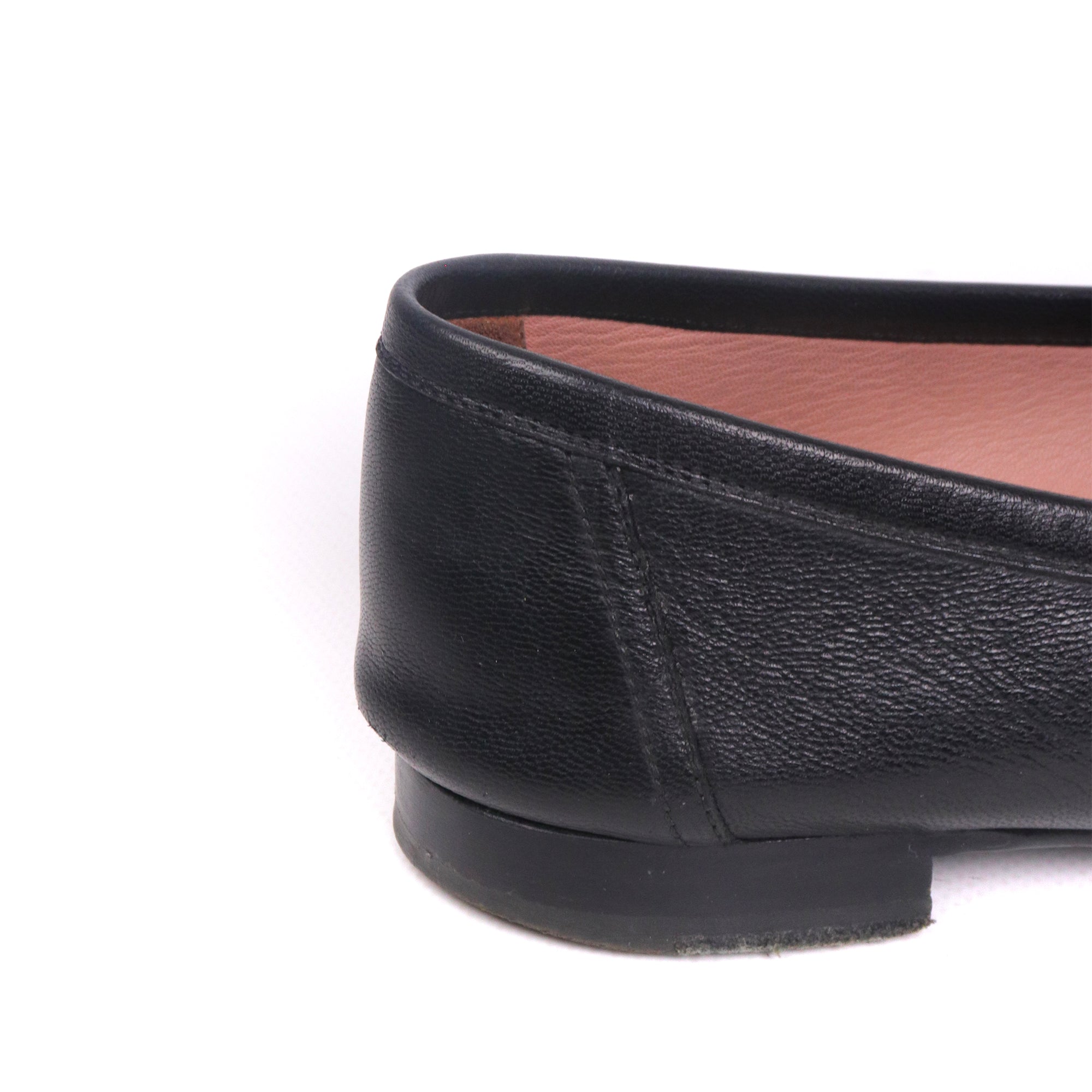 HERMÈS - Kennedy loafers in beige leather (T37.5)