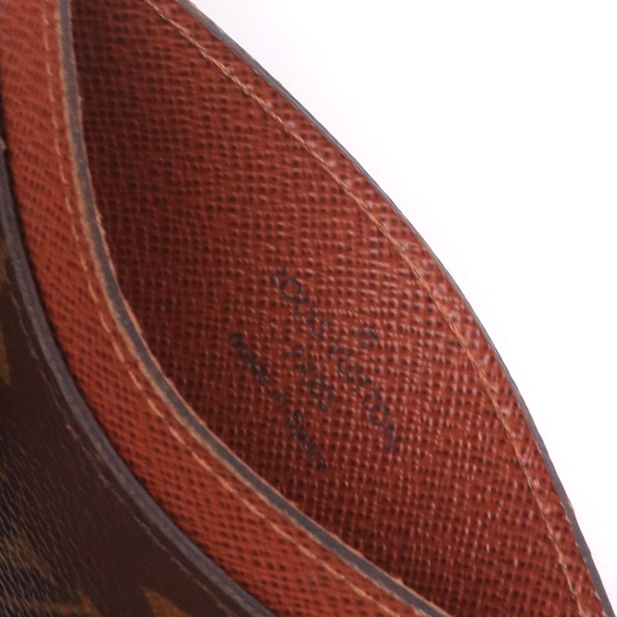 LOUIS VUITTON - Porte cartes Simple Louis Vuitton en toile monogrammée