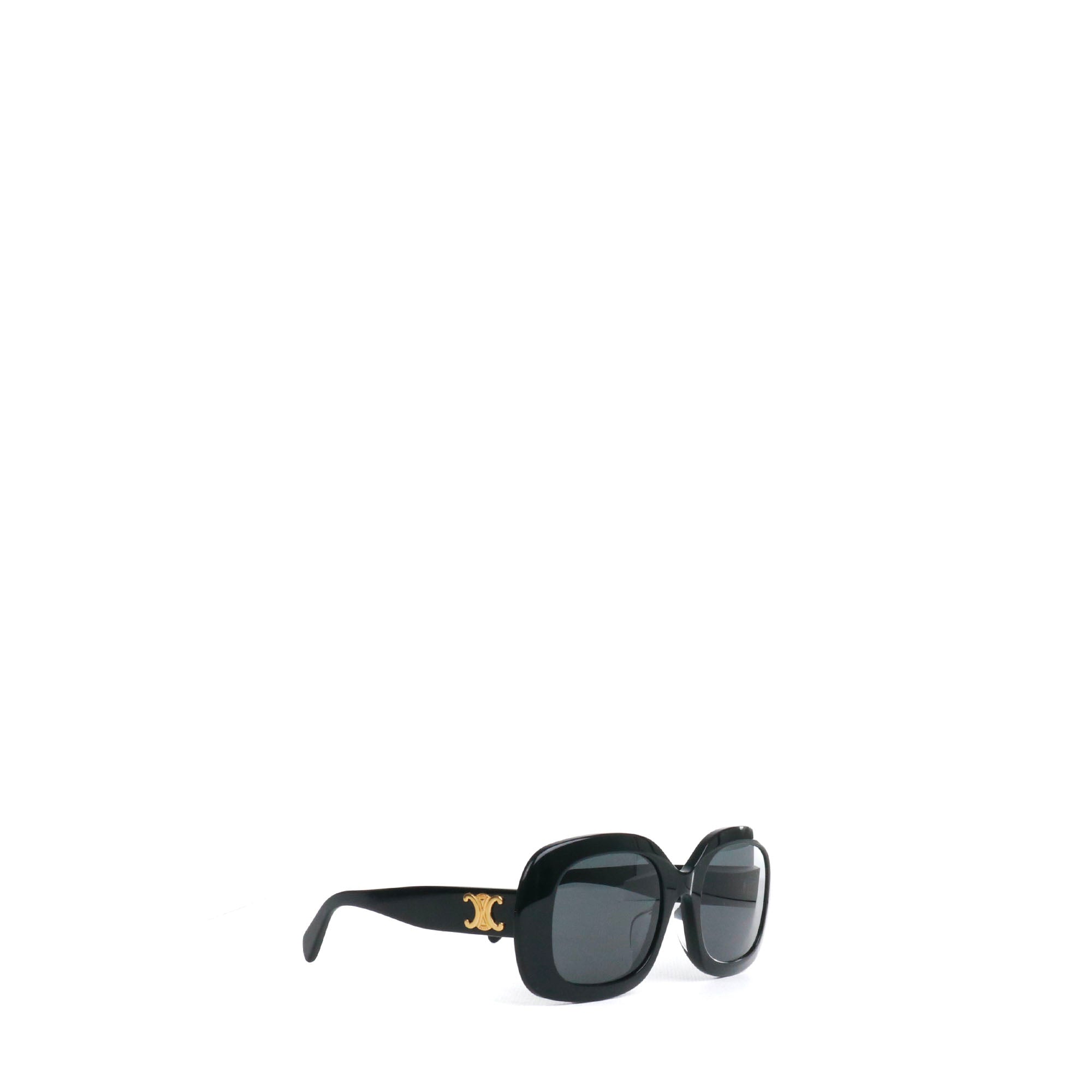 CELINE - Lunettes de soleil Triomphe Céline en plastique noir