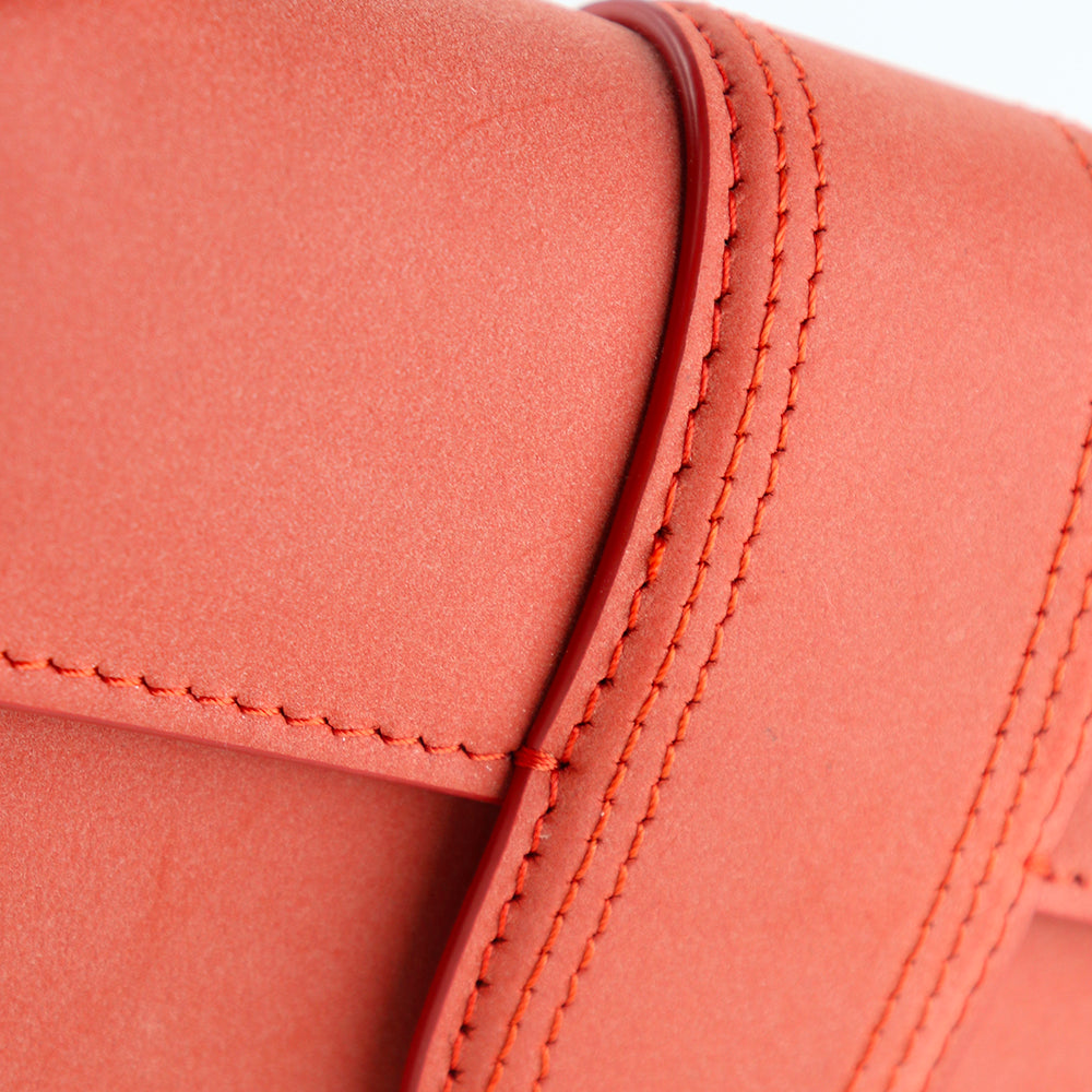 JACQUEMUS - Bambino shoulder bag in terracotta nubuck