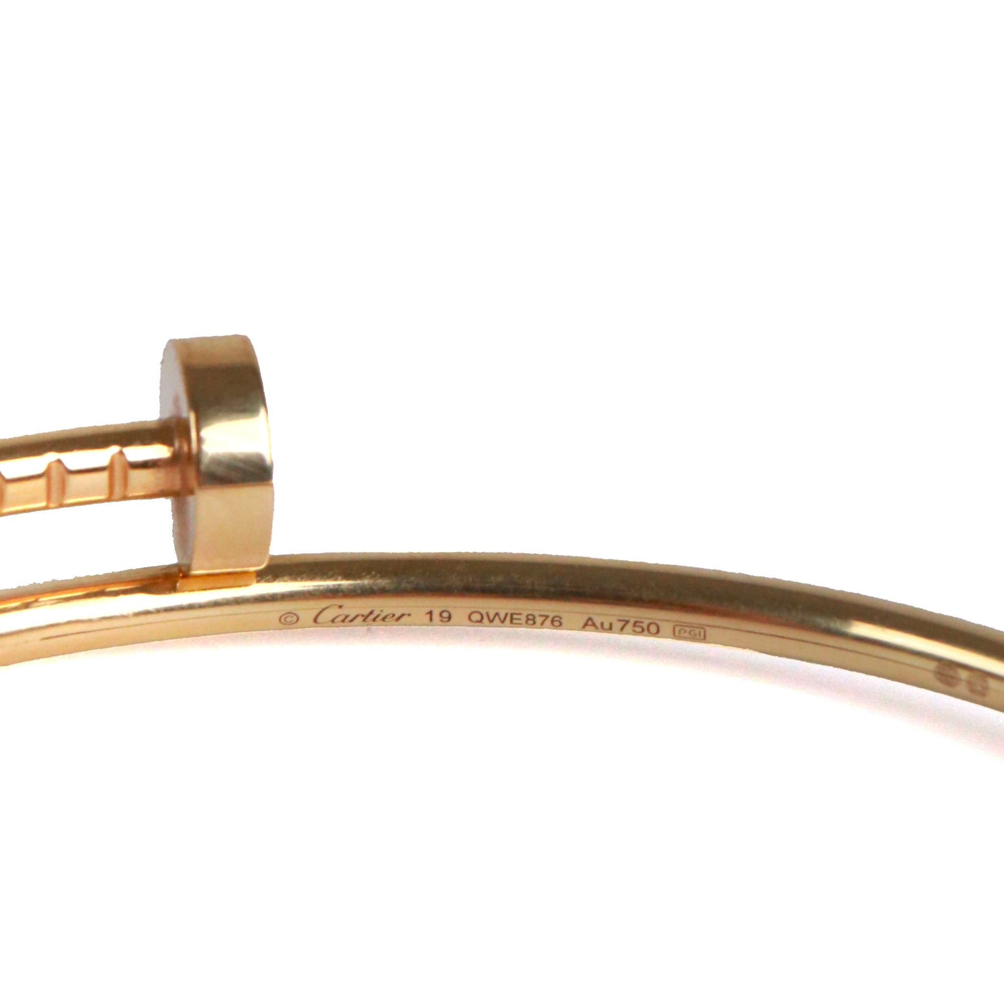 CARTIER - Love ring in pink gold with diamond (T51)