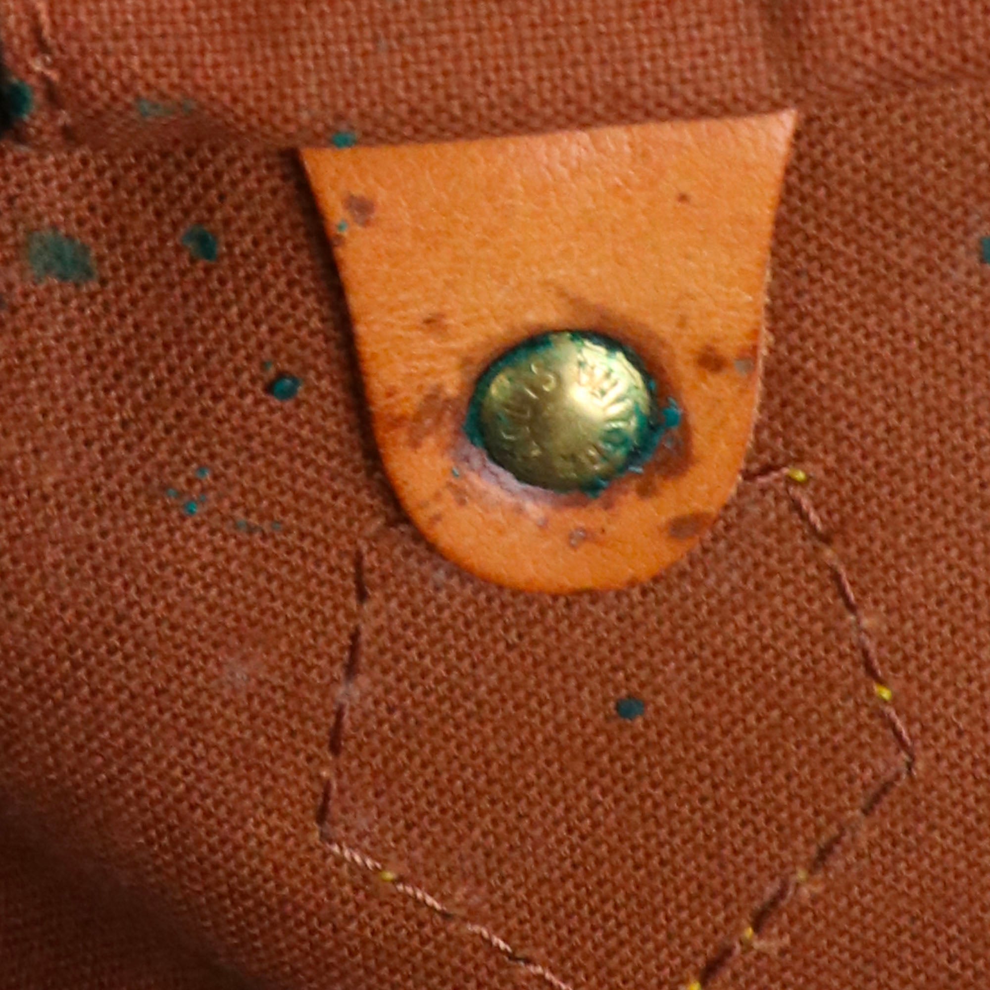 LOUIS VUITTON - Sac à main Speedy 40 Louis Vuitton en toile monogrammée vintage