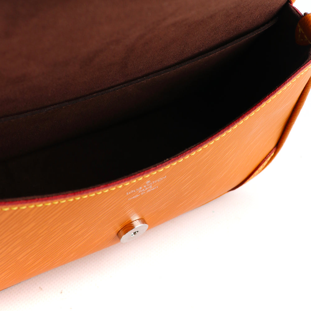 LOUIS VUITTON - Sac à bandoulière Buci en cuir épi marron