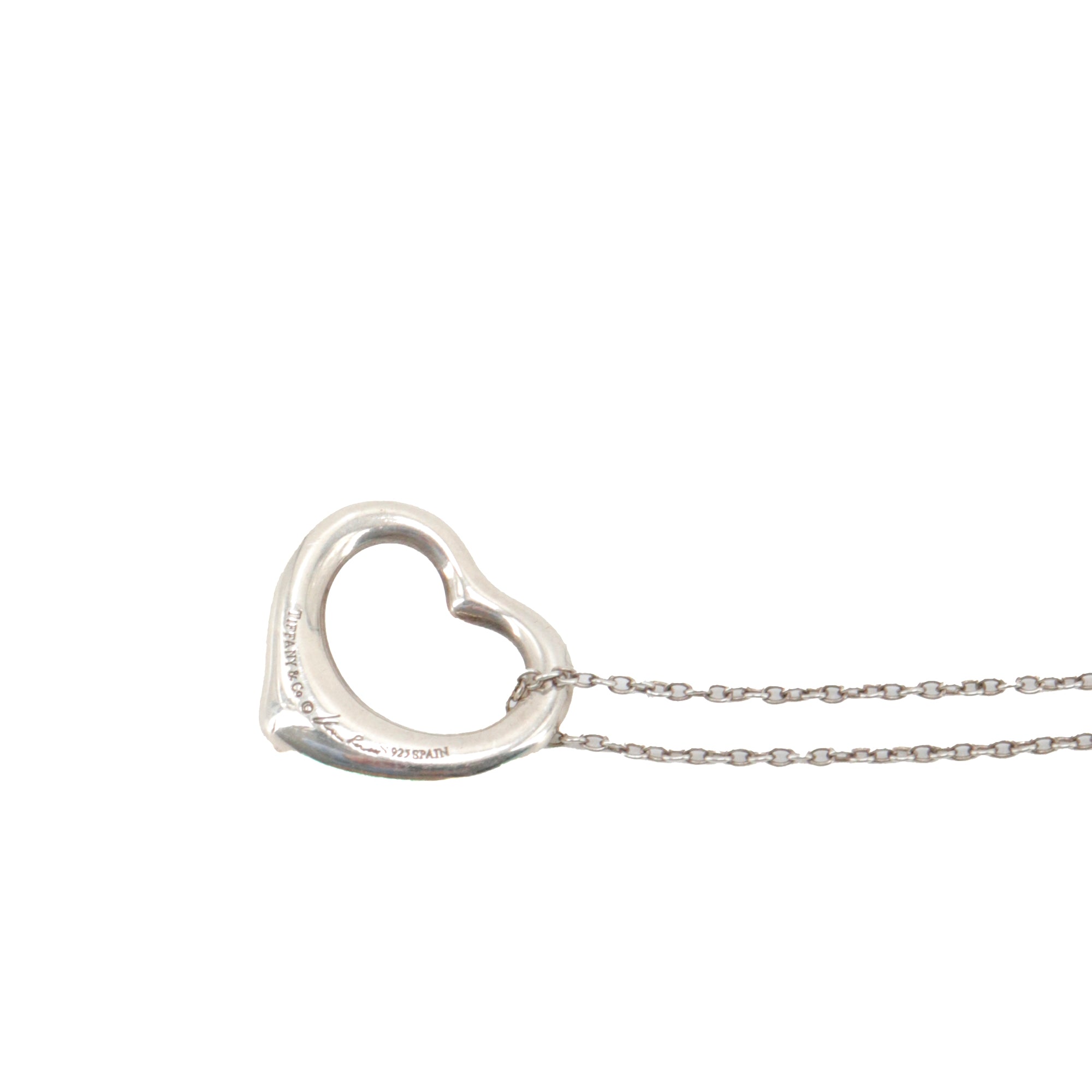 TIFFANY & CO - Collier Open Heart Tiffany & Co en argent