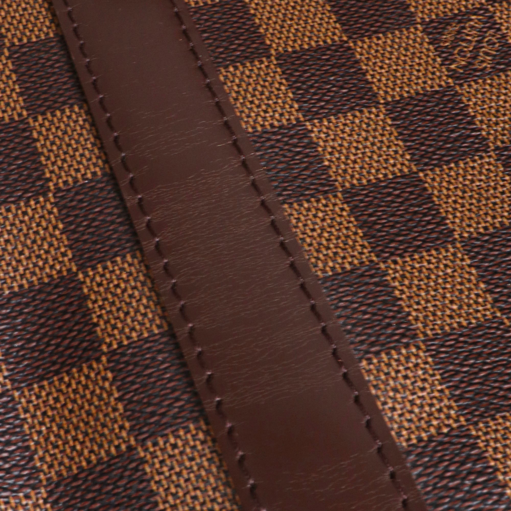 LOUIS VUITTON - Sac de voyage Keepall 50 Louis Vuitton en toile damier ébène