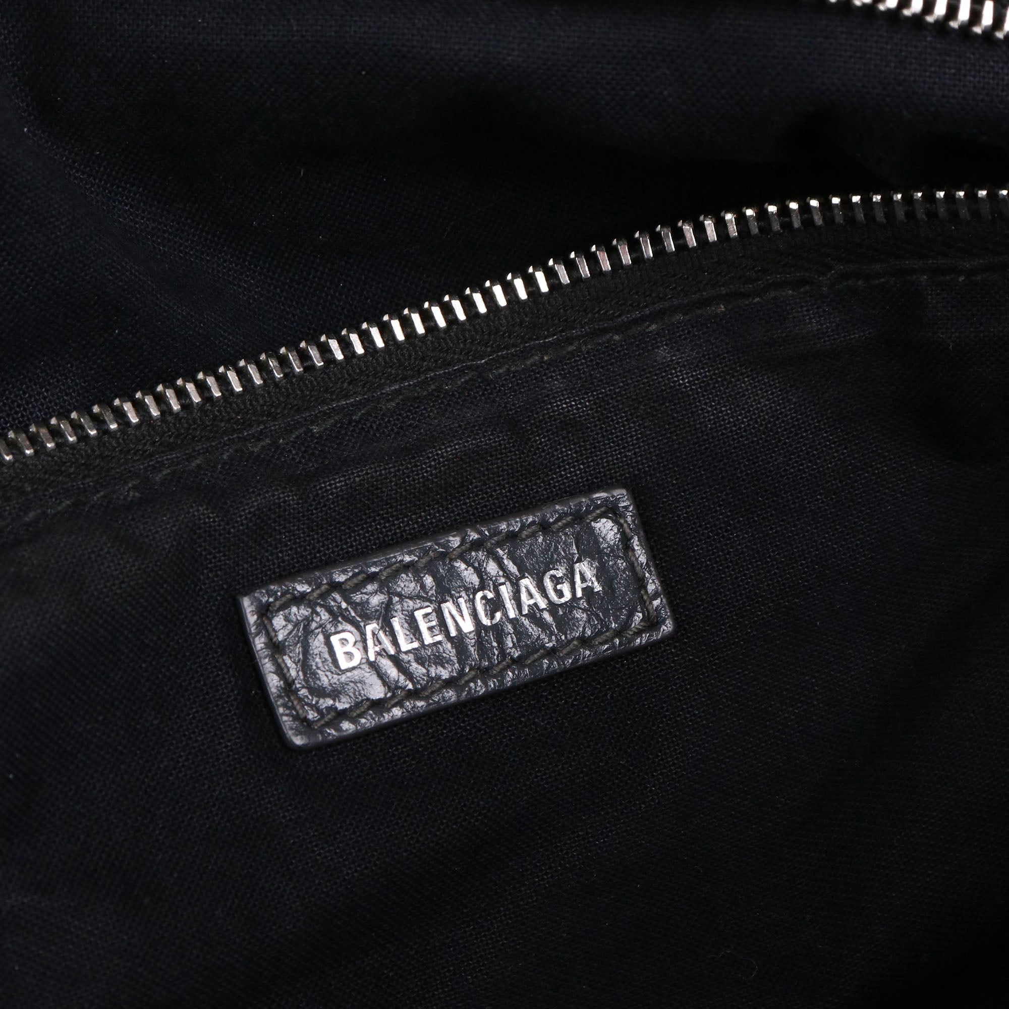 BALENCIAGA - Sac à main City Balenciaga en cuir gris