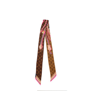 LOUIS VUITTON - Fine monogram silk twilly
