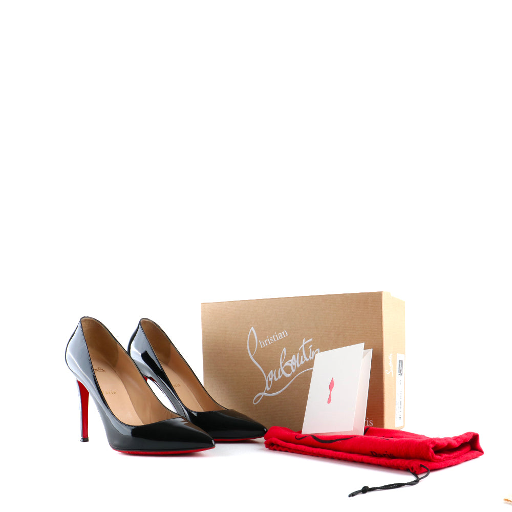 LOUBOUTIN - Pigalle pumps in black patent leather (T40)