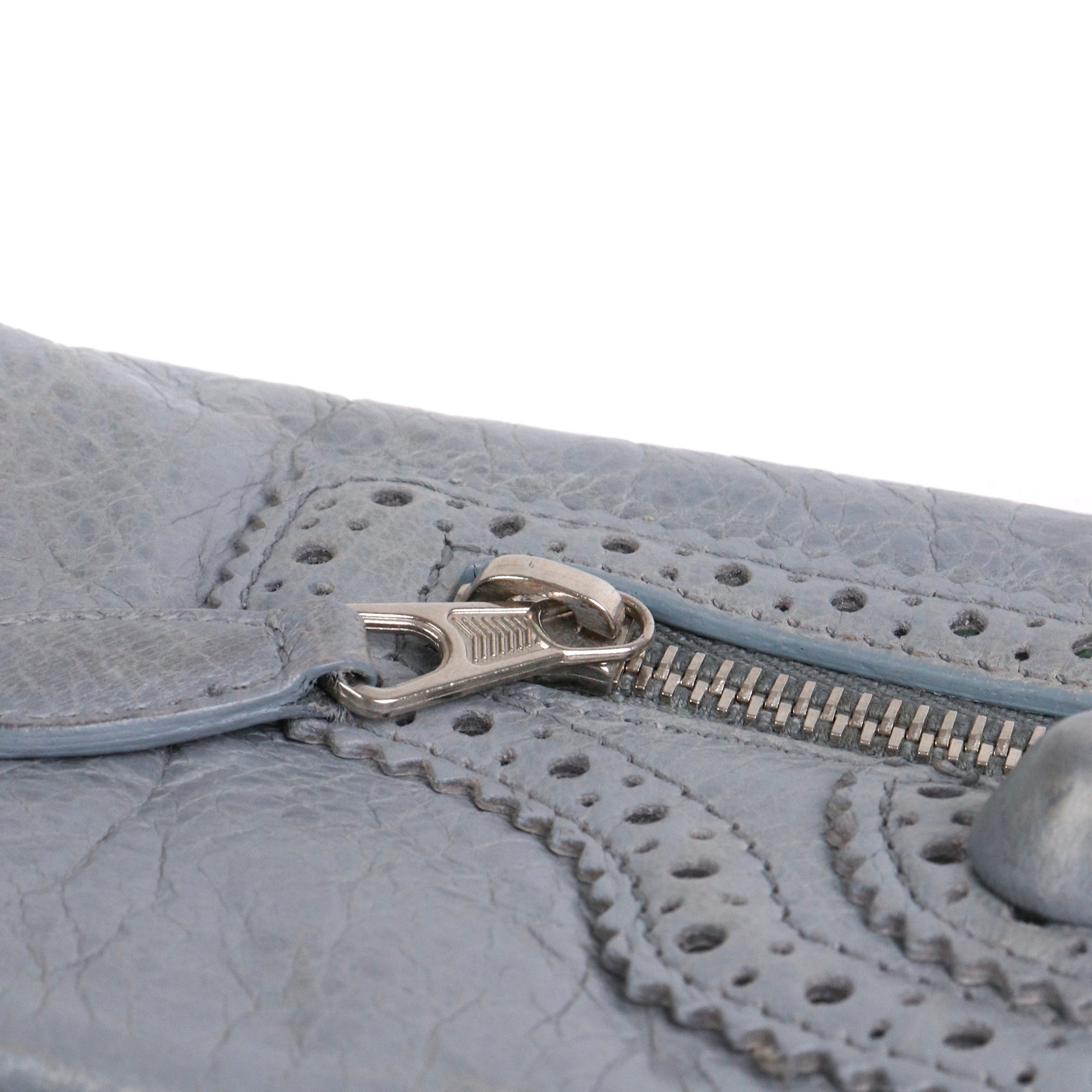 BALENCIAGA - Classic leather clutch