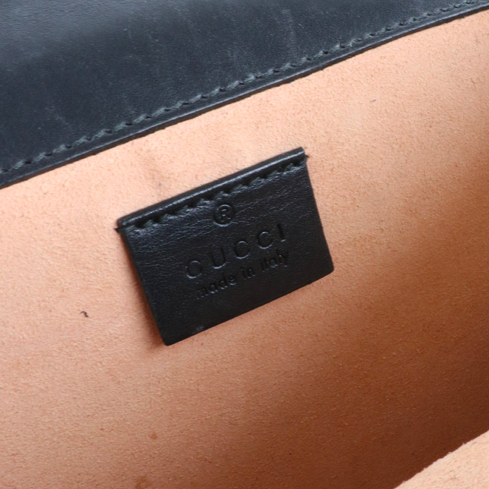 GUCCI - Sac à épaule Dionysus Stud en cuir noir