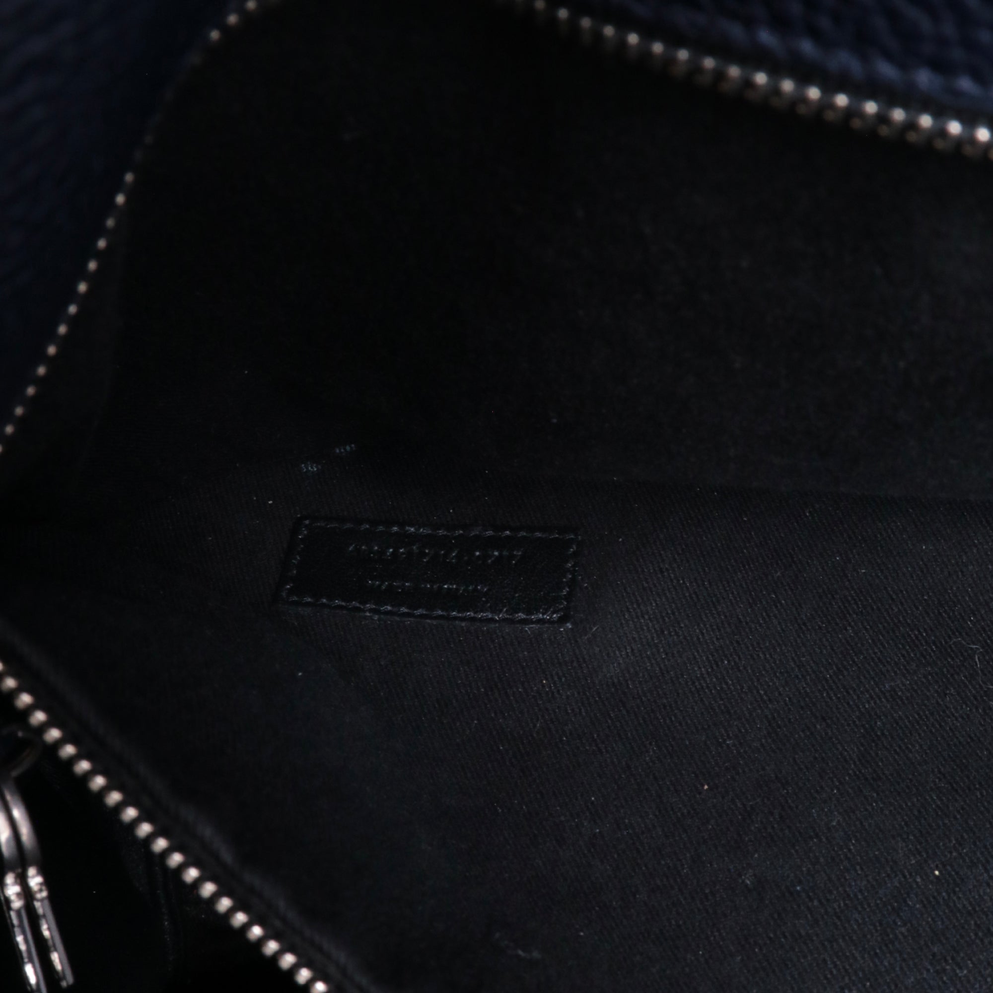 SAINT LAURENT - Nano day bag in gray grained leather